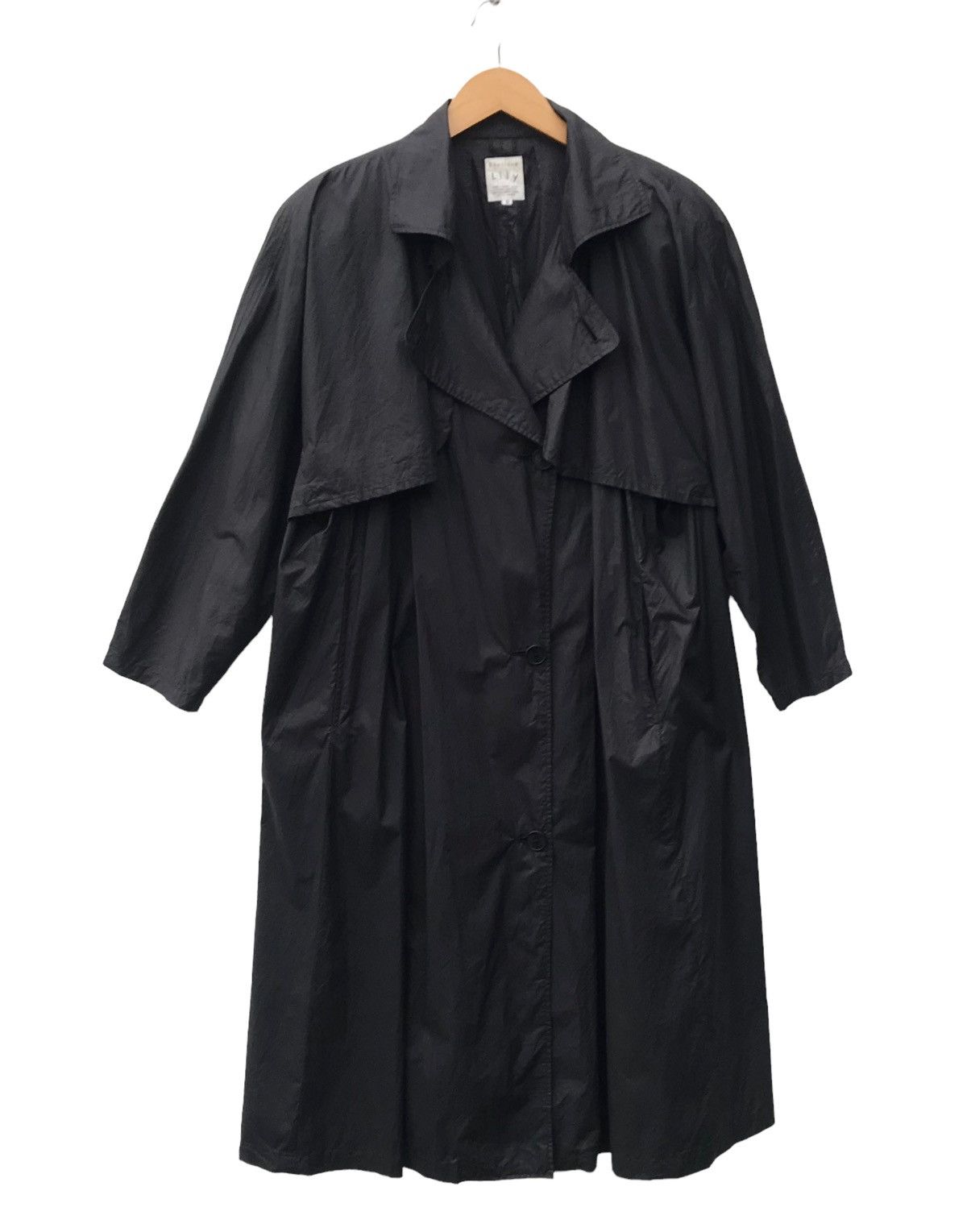 Japanese Brand Boutique Lily Women Cotton Trench Coat Parachute Jacket Size L / US 10 / IT 46 - 1 Thumbnail