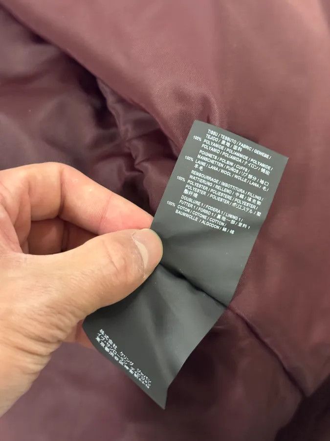 Saint Laurent Paris FW2017 Saint Laurent Bordeaux Nylon Bomber Jacket Size US S / EU 44-46 / 1 - 10 Thumbnail