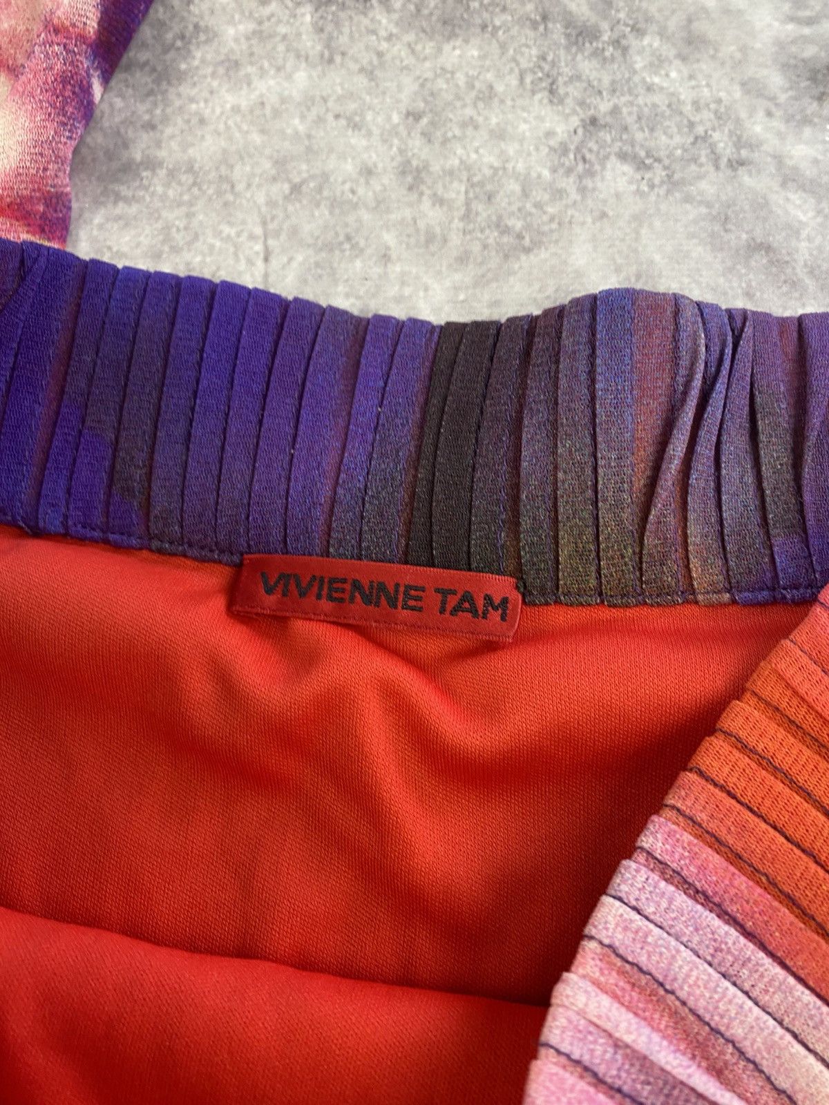 Vivienne Tam Vivienne Tam Colorful Mesh Set Blouse + Skirt Size: 0 Size XS / US 0-2 / IT 36-38 - 3 Thumbnail