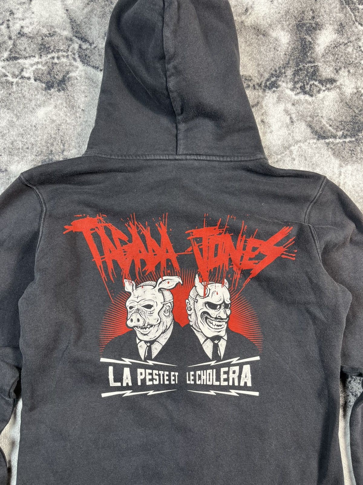 Other Tagada Jones Graphic Zip Hoodie Punk Skull Black Size US L / EU 52-54 / 3 - 6 Thumbnail
