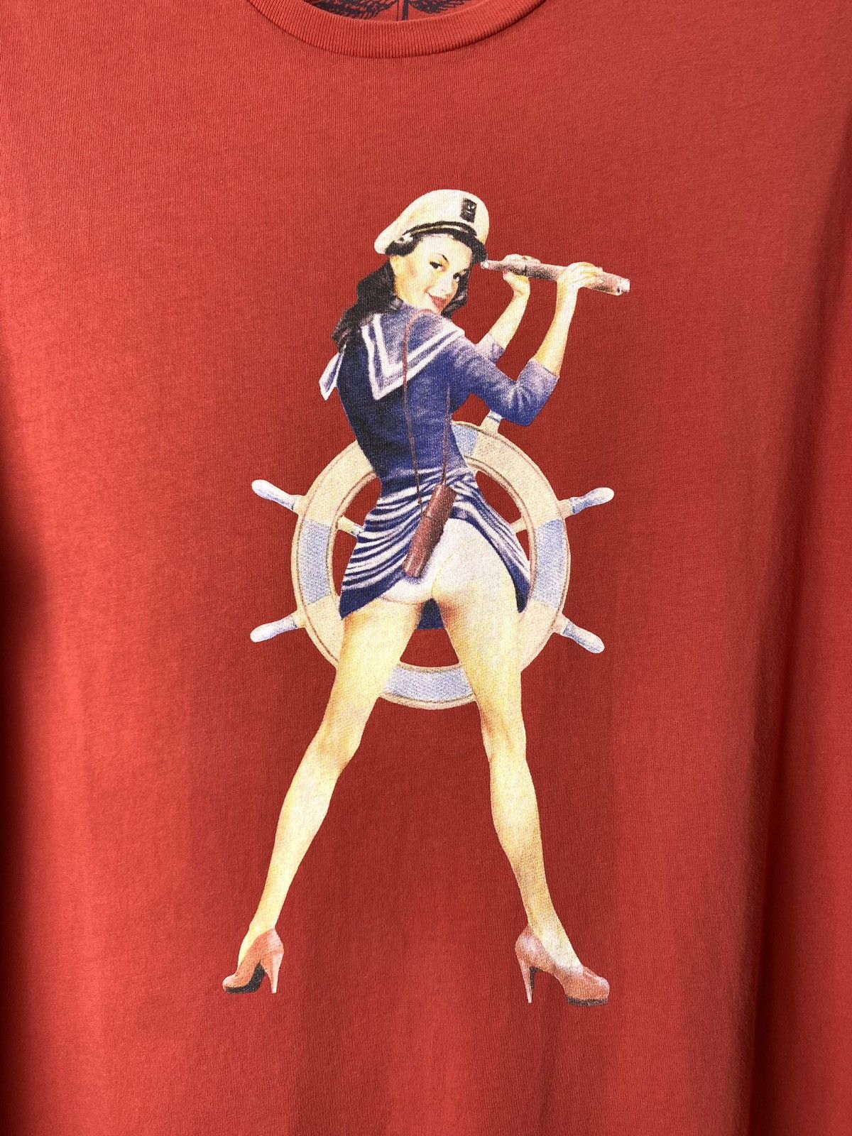 Band Tees Vintage Pepe London Sexy Girl T Shirt Pin Up Hip Hop Style Size US M / EU 48-50 / 2 - 2 Thumbnail