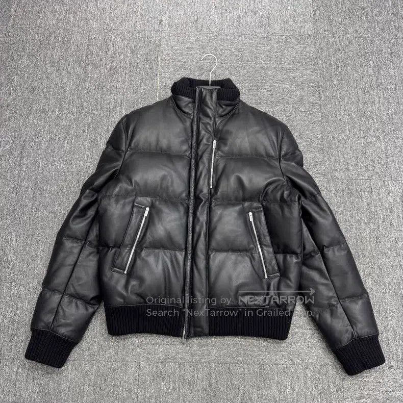 Hermes Hermes Leather Down Jacket Size US M / EU 48-50 / 2 - 1 Thumbnail