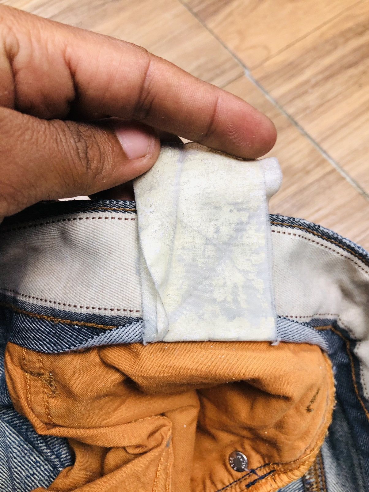 Japanese Brand Boss Orange Distressed Jeans (33) Size US 30 / EU 46 - 17 Thumbnail