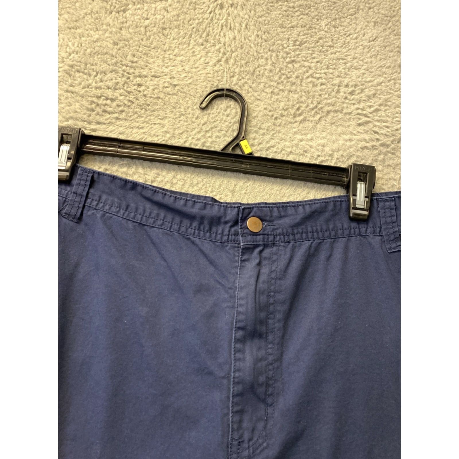 Vintage Linea Uomo Men's Cargo Shorts Blue Size 46 Cotton Casual Travel Pockets 12in Inseam Men Size US 30 / EU 46 - 2 Thumbnail