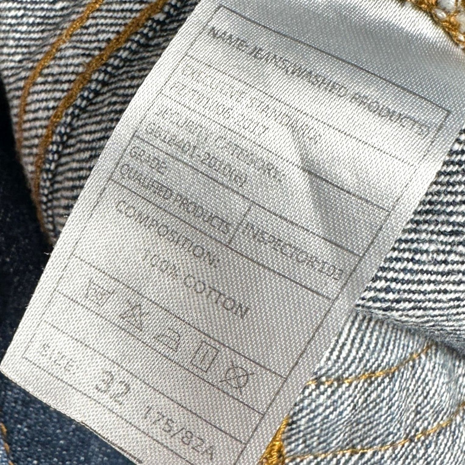 Vintage Torque Motorcycle Co. Mens Jeans Straight Blue Distressed 5 Pocket EUC Regular Inseam 28.5 Size US 32 / EU 48 - 4 Thumbnail