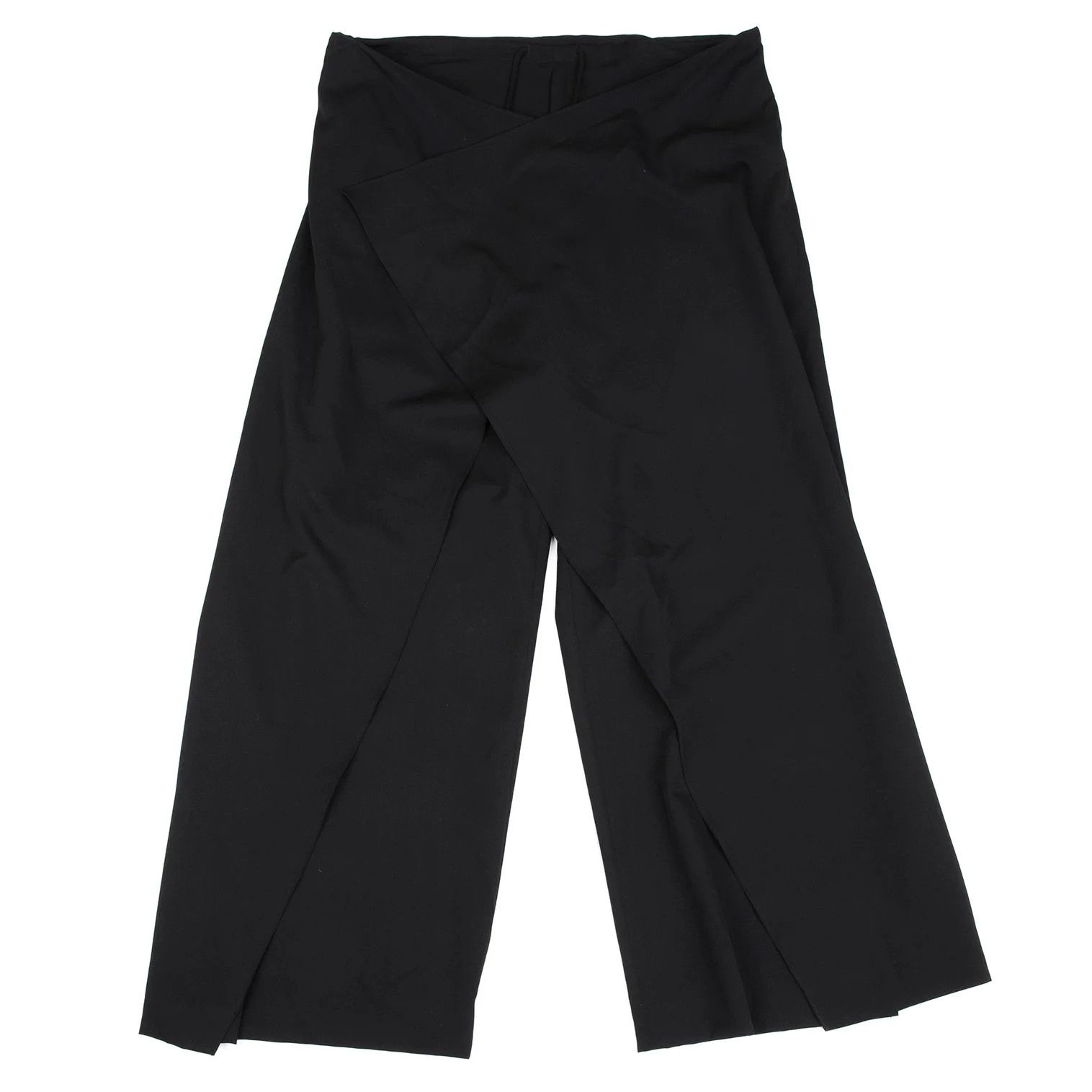 Yohji Yamamoto Yohji Yamamoto Wool Gabardine Wide Pants Size US 34 / EU 50 - 2 Thumbnail