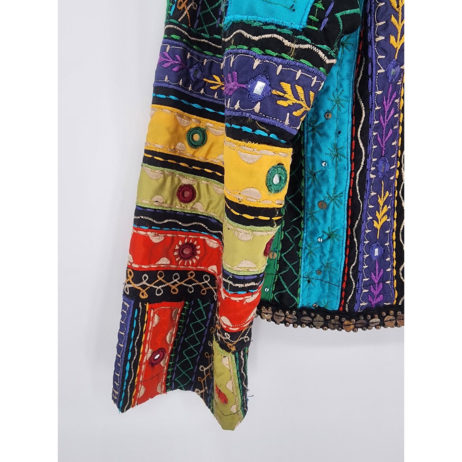 Chicos Chicos Colorful Embroidered Jacket Women's Size Large Size L / US 10 / IT 46 - 6 Thumbnail