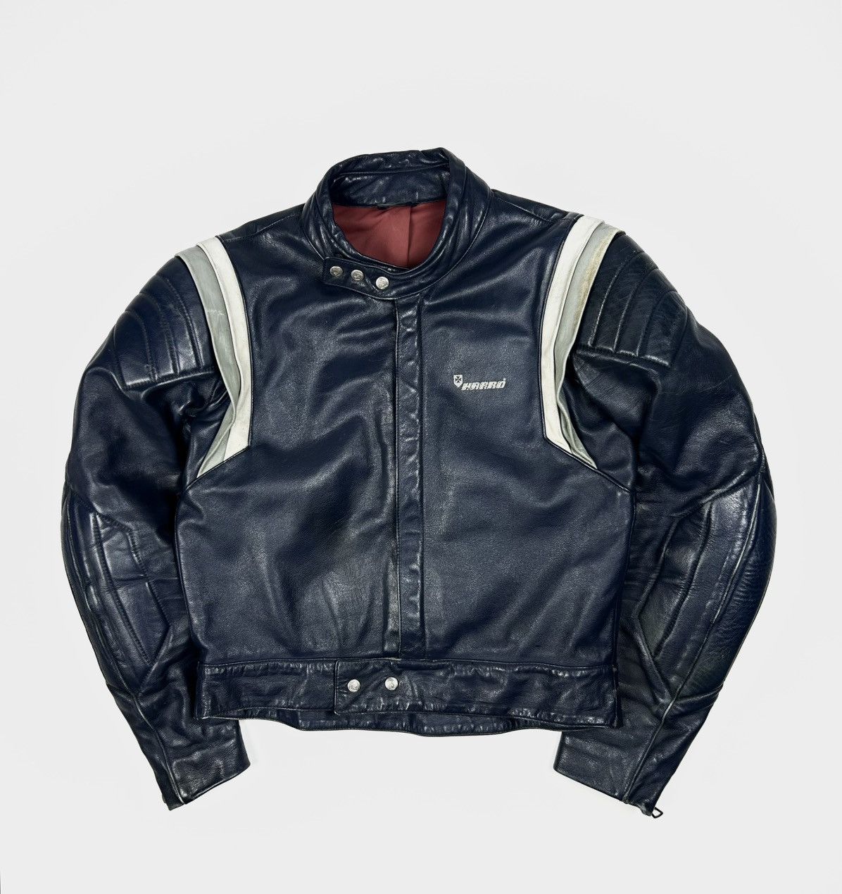 Vintage Rare Vintage 80s Harro Racing Leather Jacket Avantgarde Size US L / EU 52-54 / 3 - 1 Thumbnail