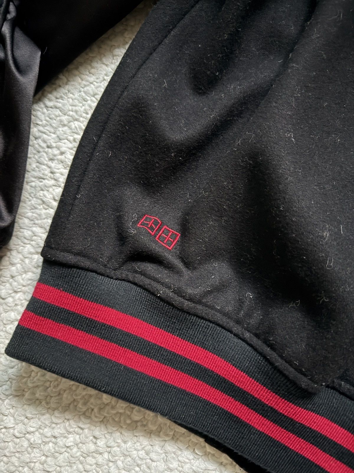Ksubi Ksubi Satin/Wool Raglan Varsity Jacket Size US M / EU 48-50 / 2 - 7 Thumbnail