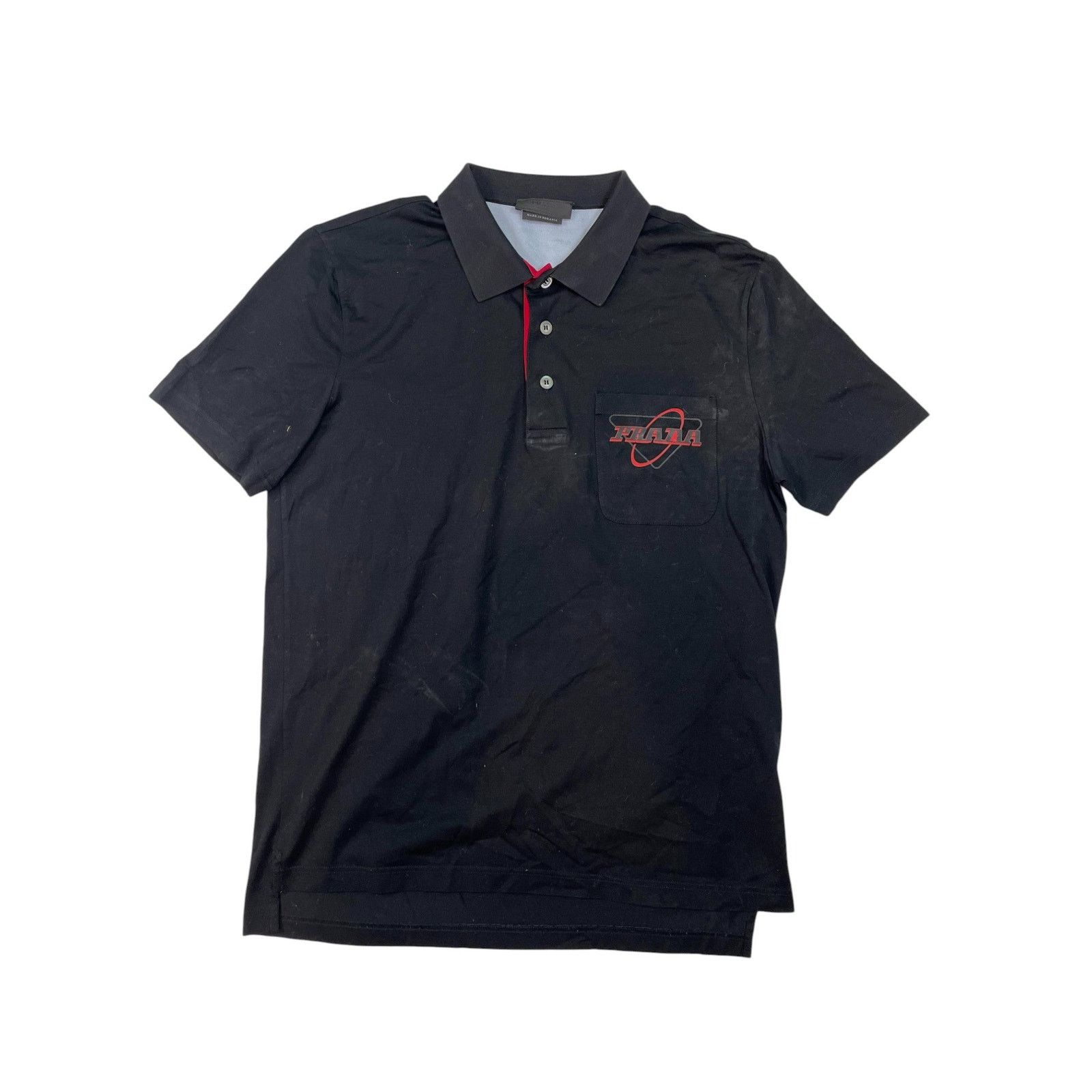 Prada Prada Polo Black & Red T Shirt Size US L / EU 52-54 / 3 - 1 Thumbnail