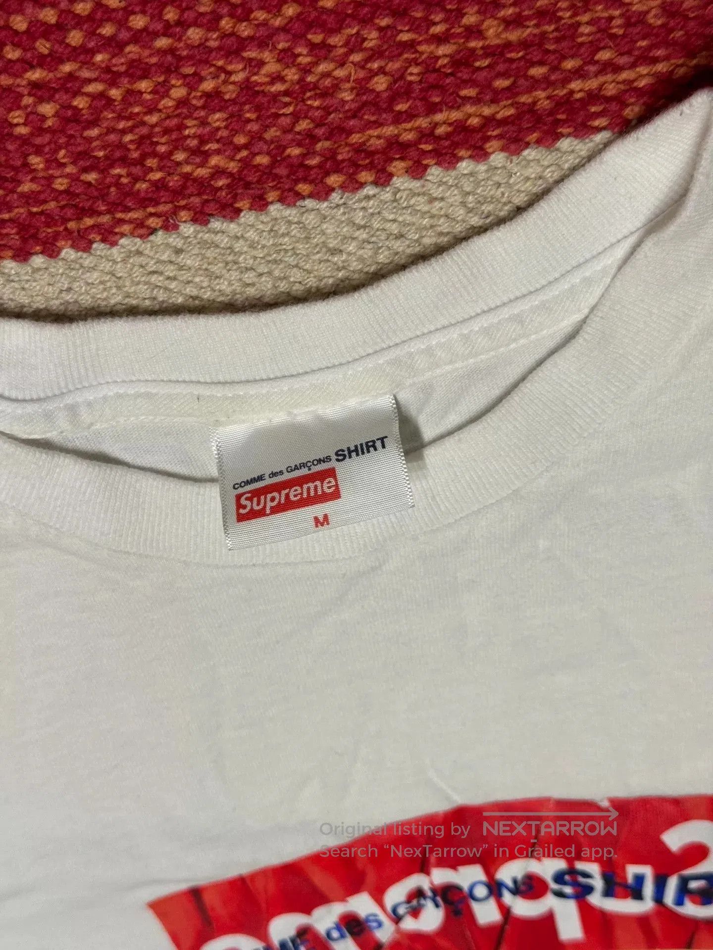 CDG by Comme des Garcons supreme cdg collaboration white box tee. Size US M / EU 48-50 / 2 - 2 Thumbnail