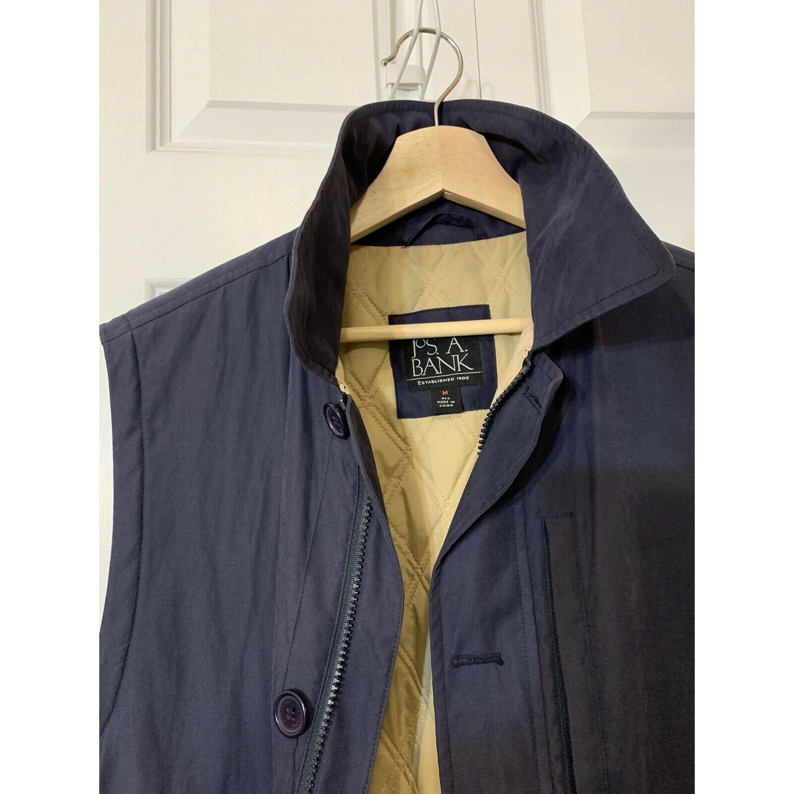 Jos. A. Bank Jos. A. Bank Vest Sz Medium Blue Outdoor Mens Size US M / EU 48-50 / 2 - 8 Thumbnail