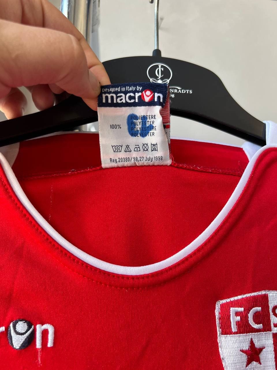 Macron 2007/08 FC SION #16 AWAY SOCCER JERSEY FOOTBALL SHIRT SIZE S Size US S / EU 44-46 / 1 - 10 Thumbnail