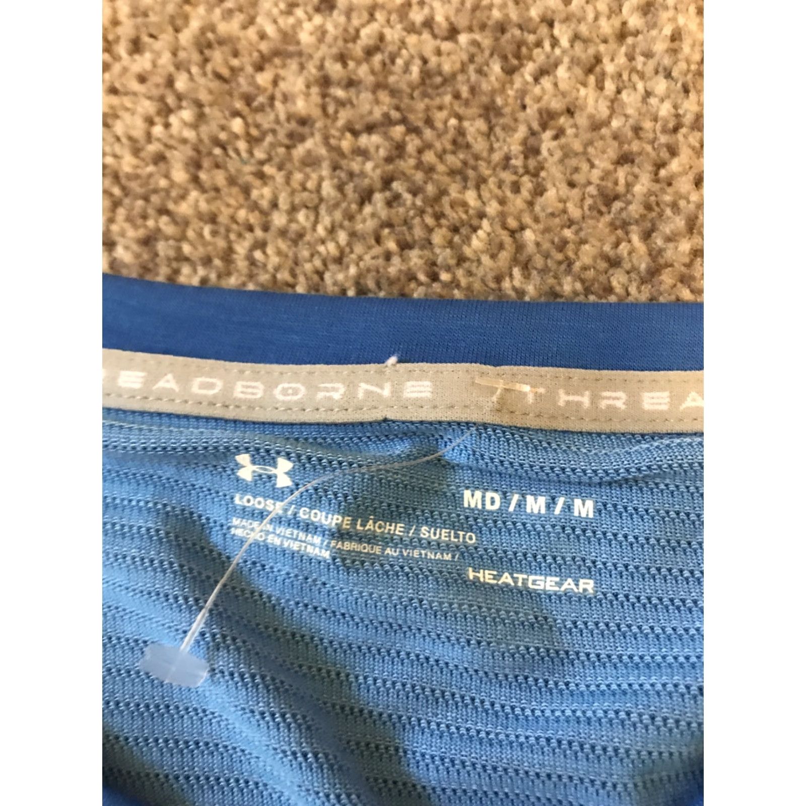 Under Armour VINTAGE UNDER ARMOUR? Wait: No vintage. Under Armour Tank Threadborne Women M Blue NWT Shirt? Size ONE SIZE - 2 Thumbnail