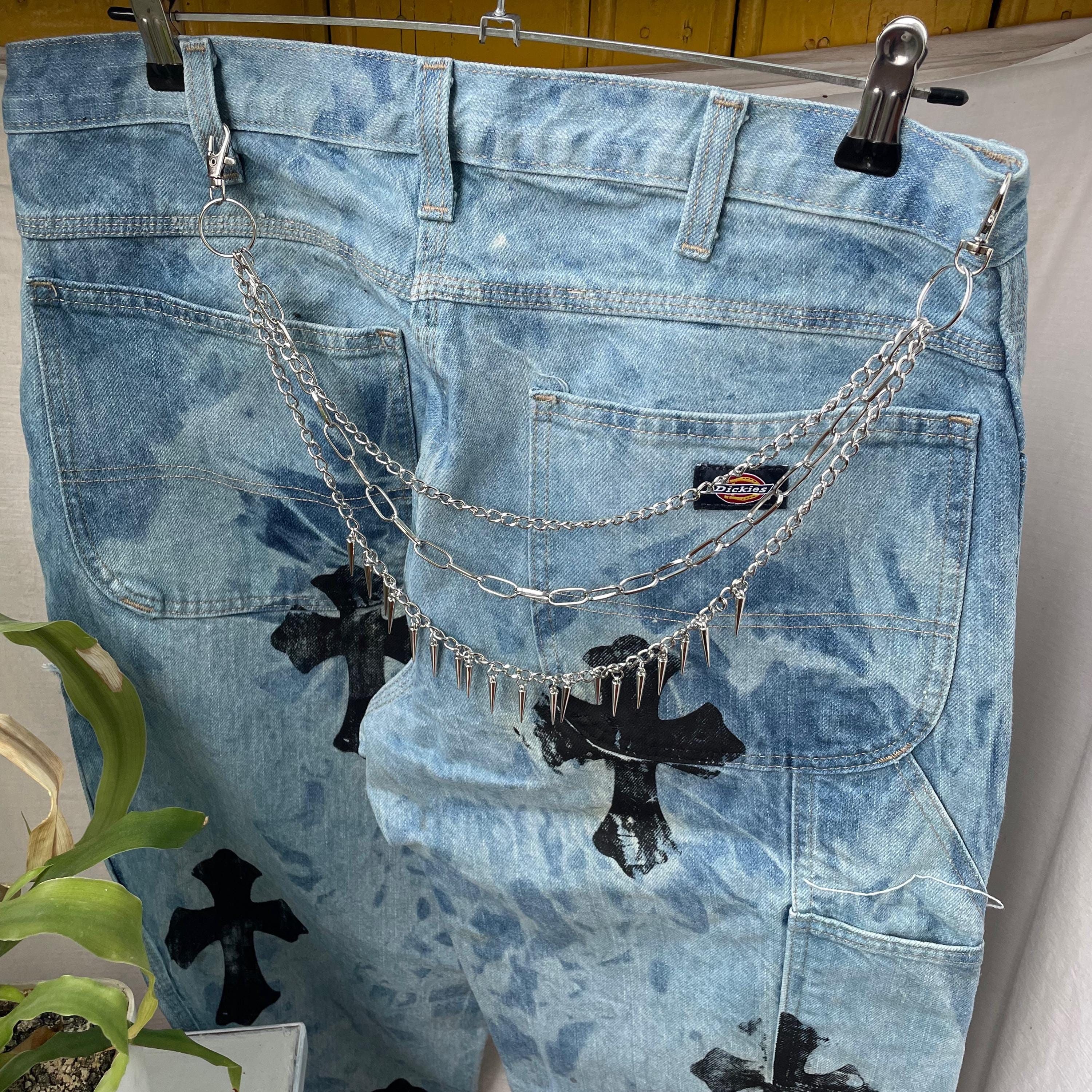 Other Pants Chain with spike gothic punk grunge alt y2k emo Size ONE SIZE - 1 Thumbnail