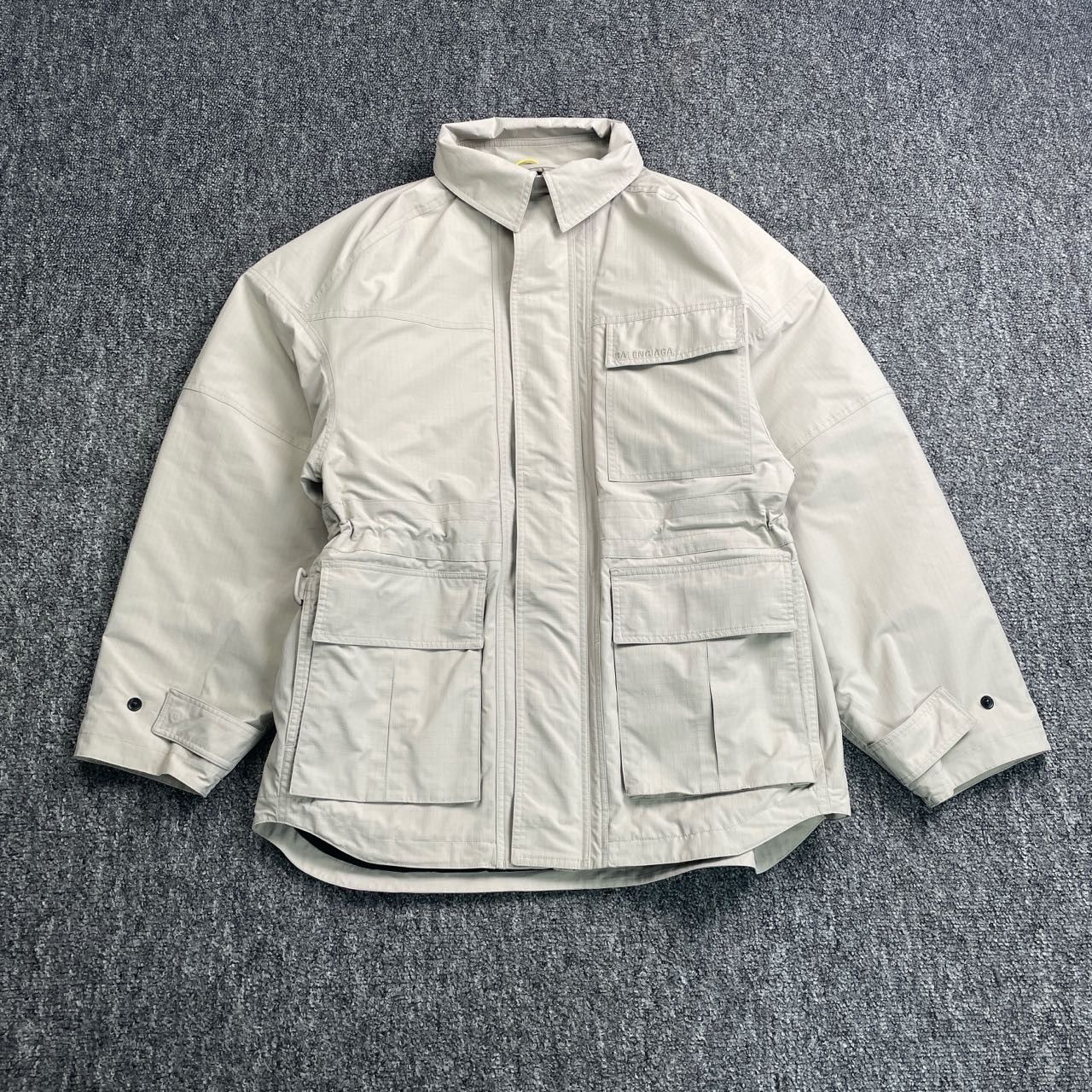 Balenciaga Balenciaga Retro Embroidered Beige Jacket S Women Size S / US 4 / IT 40 - 1 Thumbnail