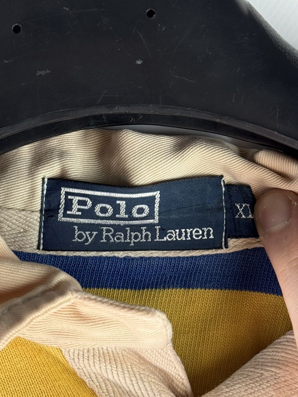 Polo Ralph Lauren Vintage 90s Polo Ralph Lauren Rugby Long Sleeve Polo Shirt 🏉 Size US XL / EU 56 / 4 - 5 Thumbnail