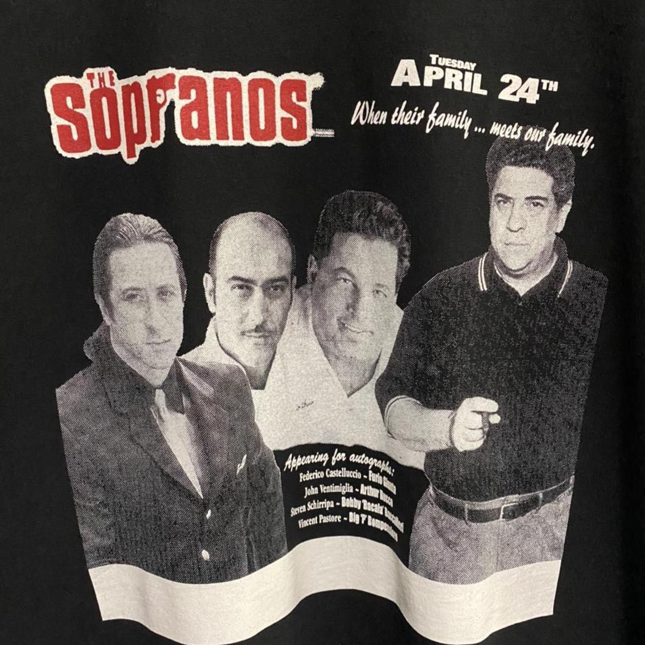 Vintage The Sopranos April 24th autograph signing vintage promo tee Size US L / EU 52-54 / 3 - 1 Thumbnail
