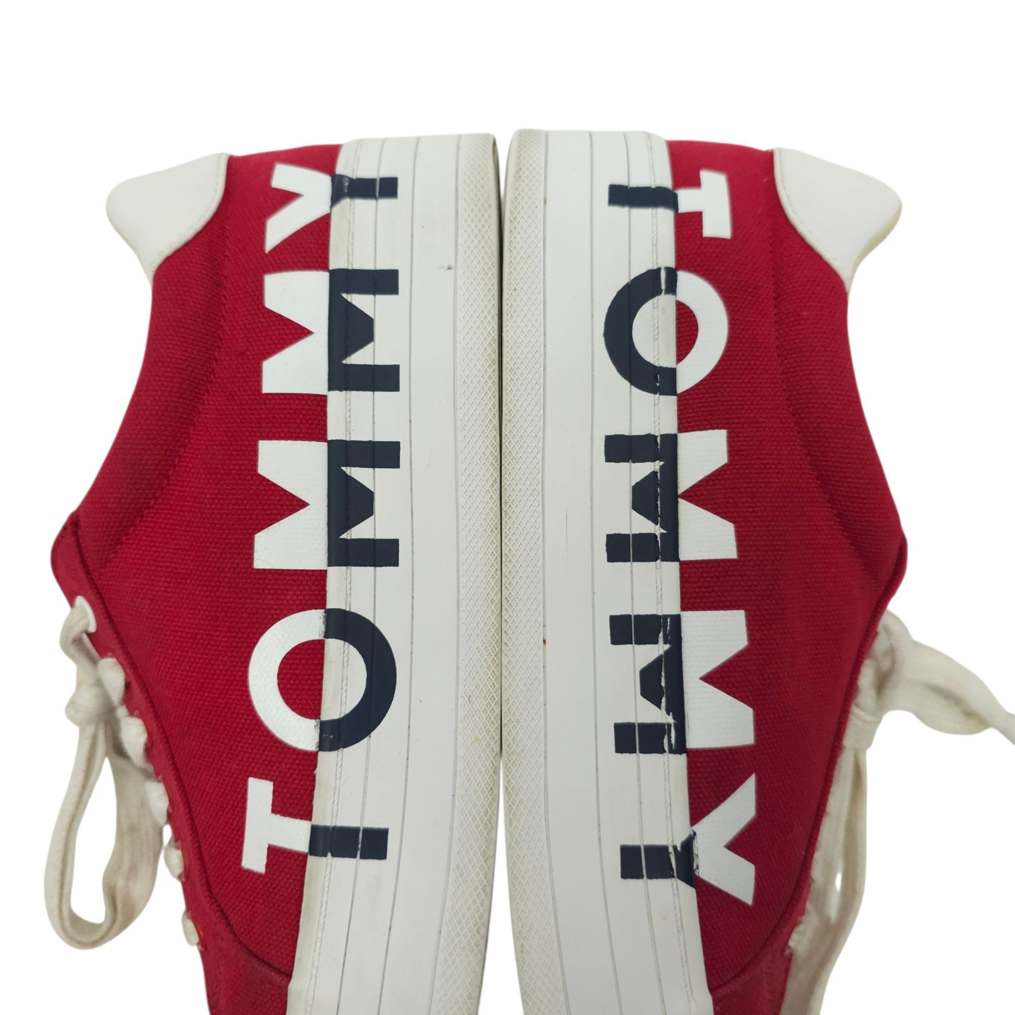 Tommy Hilfiger Tommy Hilfiger Platform Sneakers 8 M Canvas Chunky Y2K Size US 8 / IT 38 - 13 Thumbnail
