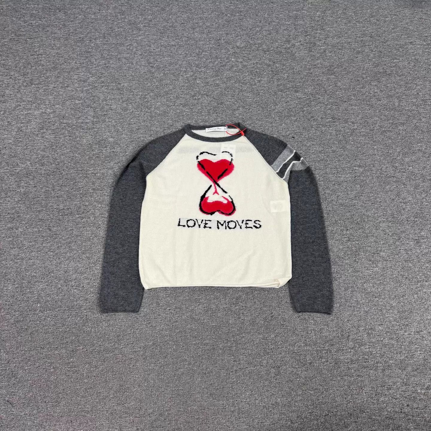 Dior Dior color blocked heart hourglass cashmere sweater Size XS / US 0-2 / IT 36-38 - 1 Thumbnail