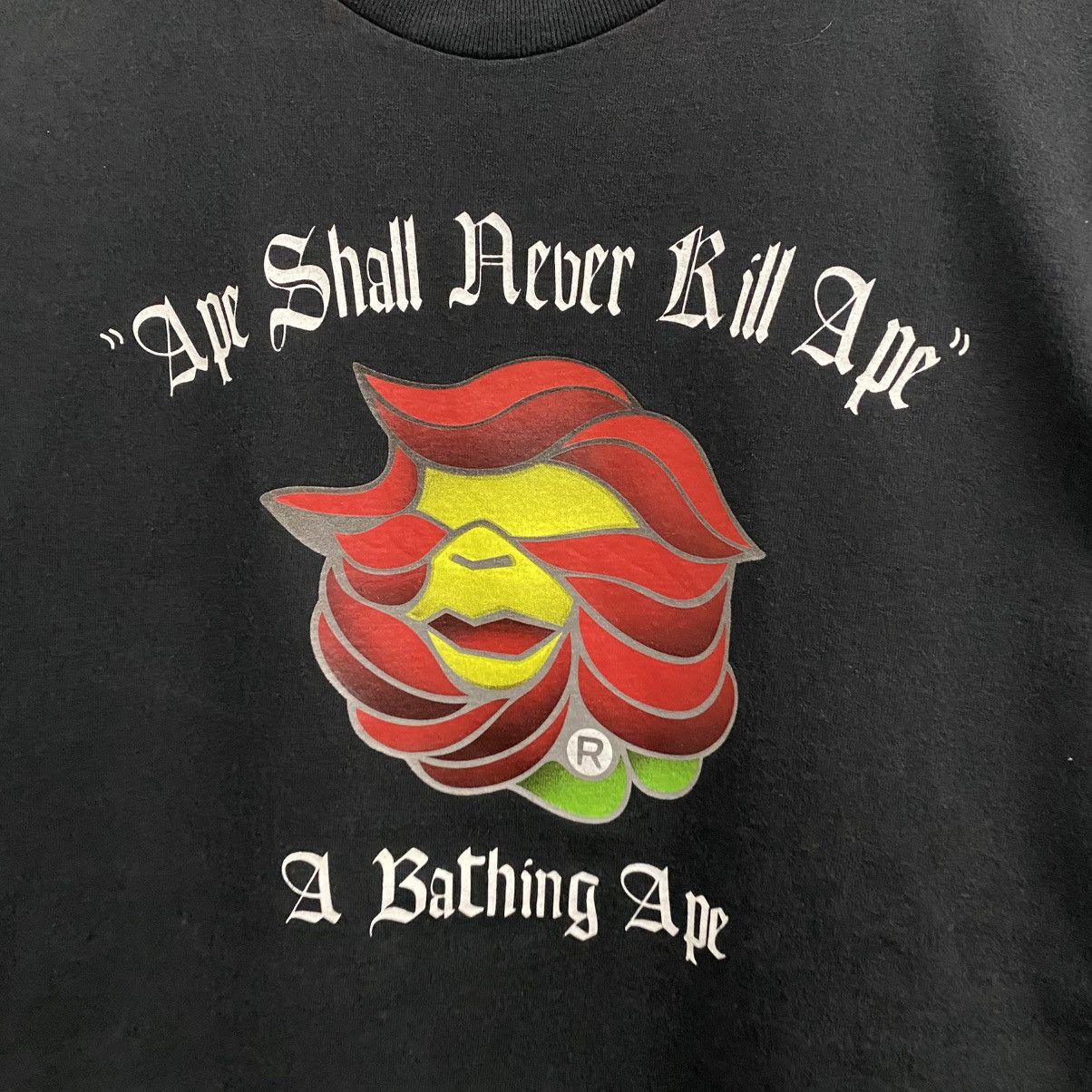 Bape BAPE ASNKA Flower ape Head T-shirt Size US L / EU 52-54 / 3 - 5 Thumbnail