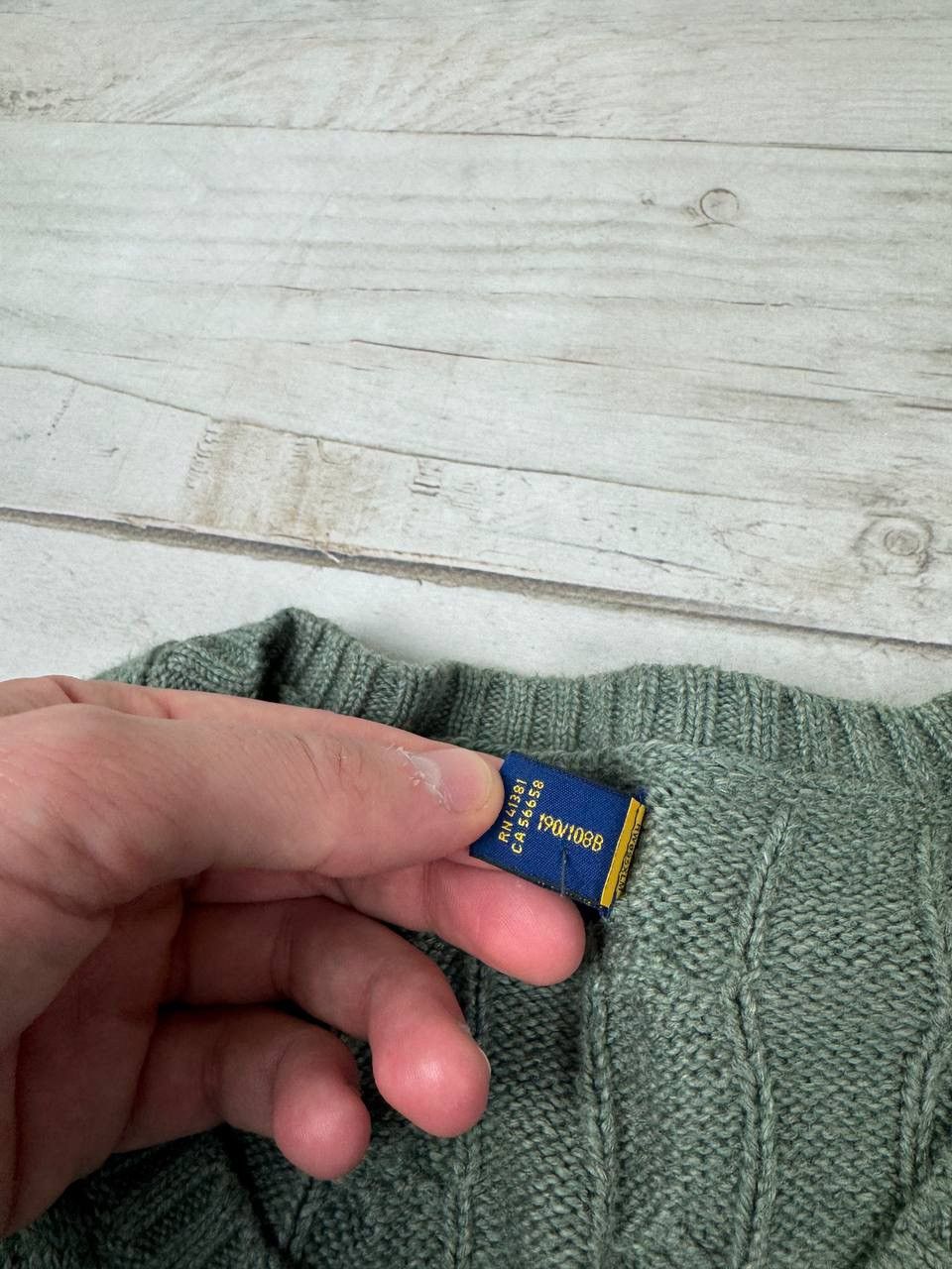 Polo Ralph Lauren Vintage Polo Ralph Lauren Cable Knit Sweater Size US XXL / EU 58 / 5 - 12 Thumbnail