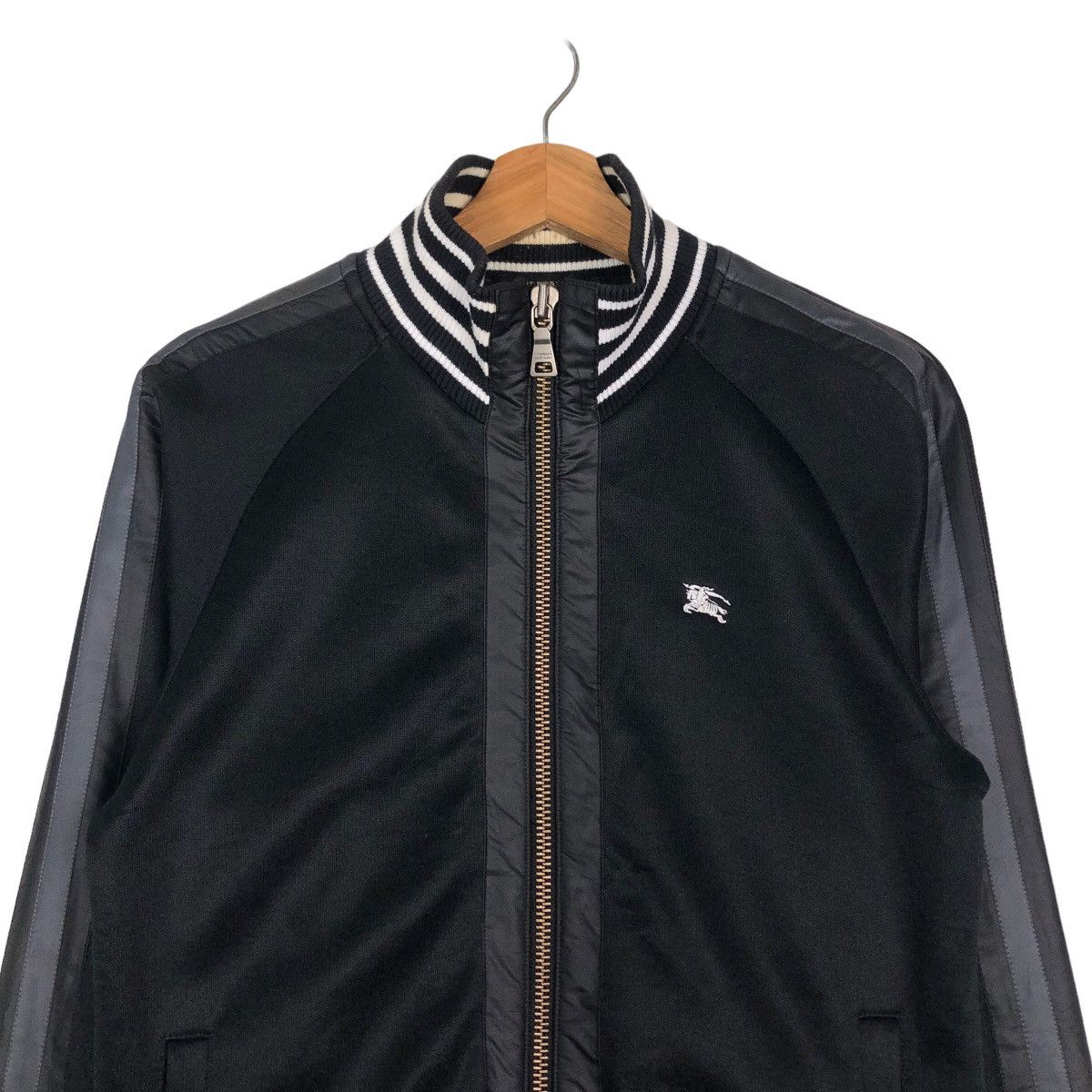 Burberry 🔥Vintage Burberry Black Label Zipper Jacket Biker Size US M / EU 48-50 / 2 - 3 Thumbnail