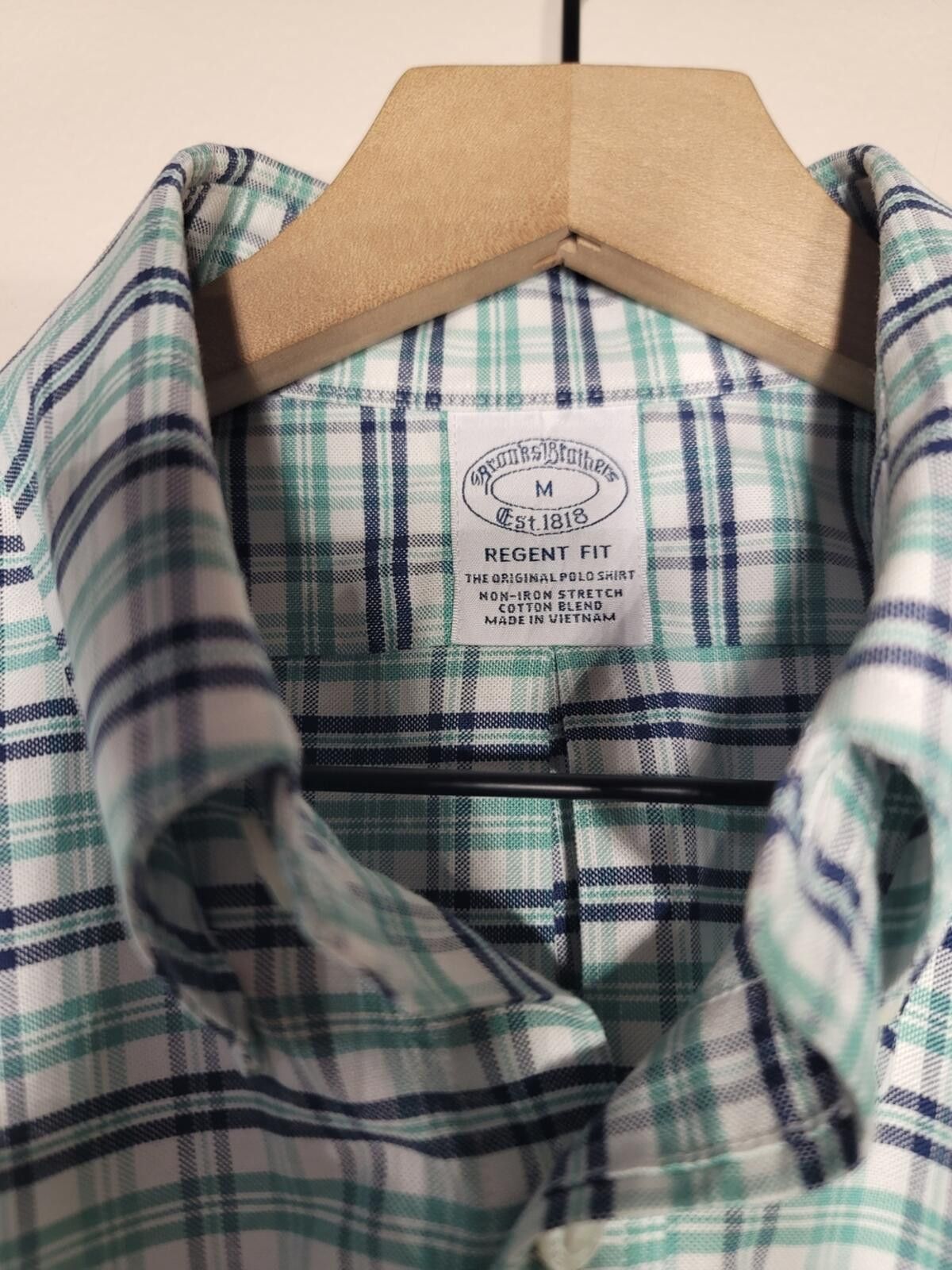 Brooks Brothers Brooks Brothers Regent Fit Plaid Button-Up Sz M Quiet Lux Size US M / EU 48-50 / 2 - 2 Thumbnail