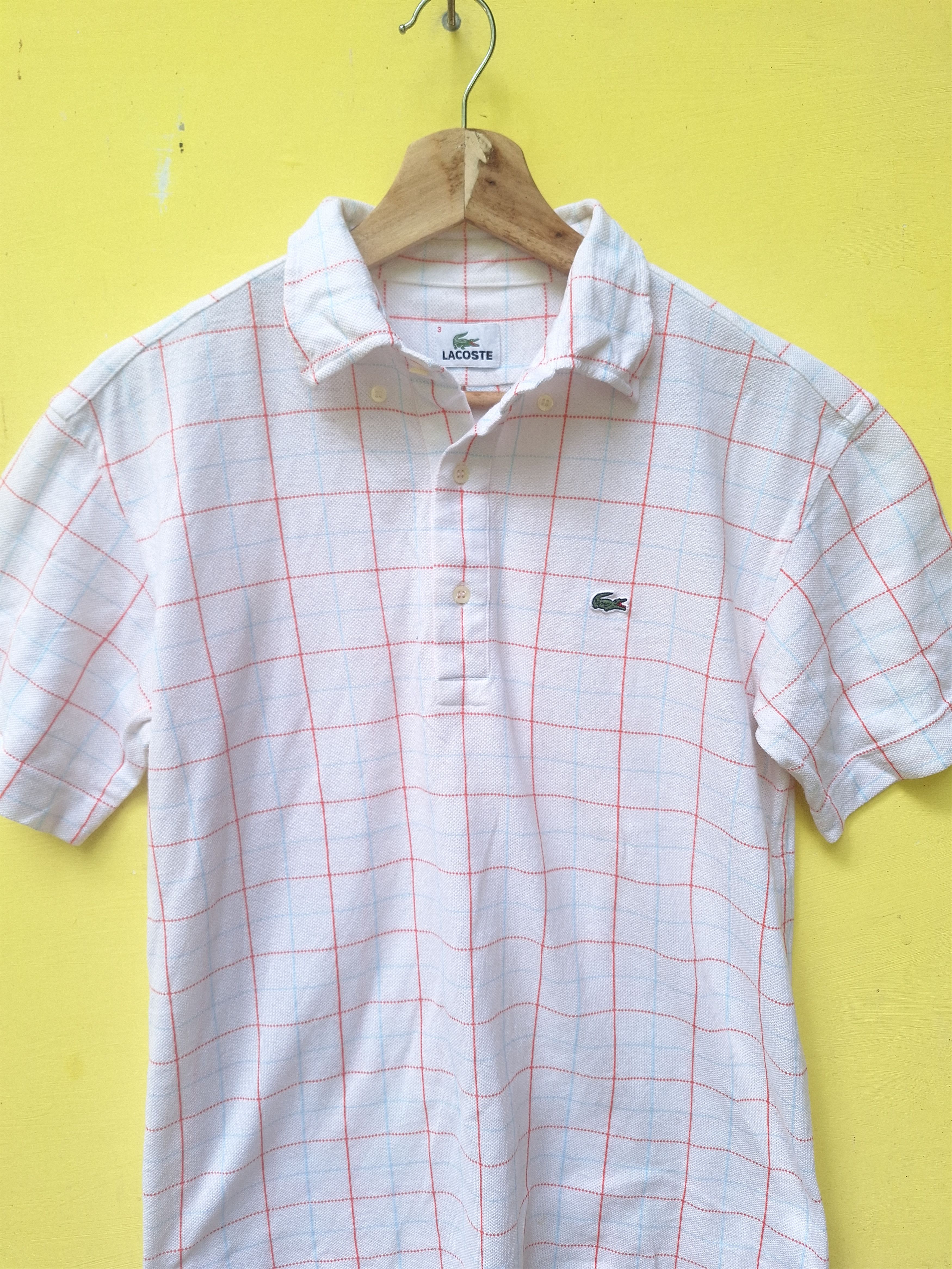 Lacoste × Vintage Lacoste Checkered Vintage Shirt Size US M / EU 48-50 / 2 - 4 Thumbnail