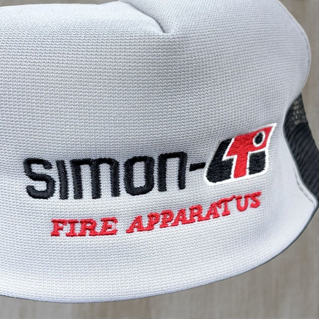 Vintage VINTAGE Simon Fire Apparatus Trucker Hat Cap USA Made In 80s 90s Embroidered Size ONE SIZE - 1 Thumbnail