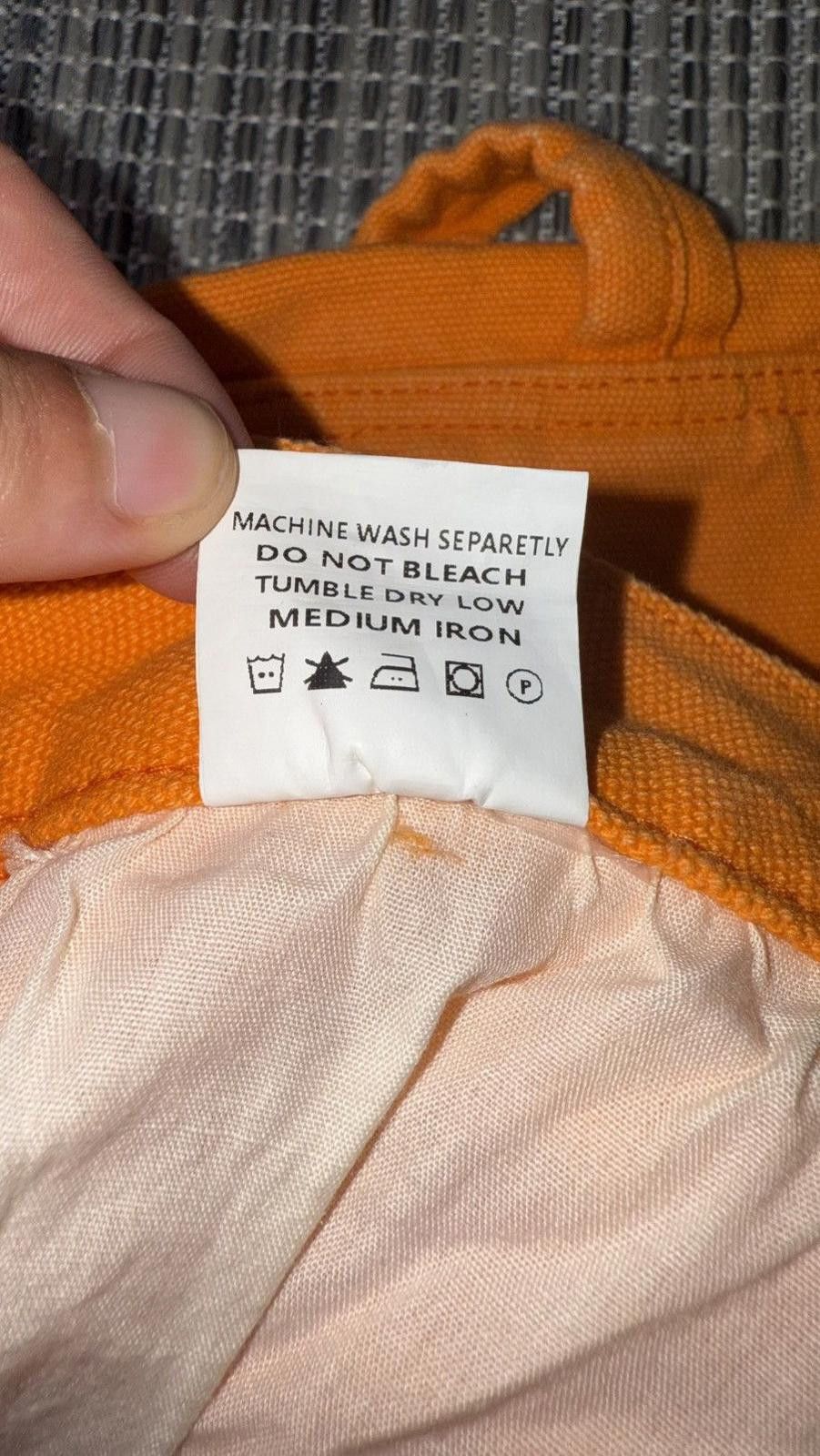 Vale Vale Forever Orange Big OL Painted Pants Size US 38 / EU 54 - 3 Thumbnail