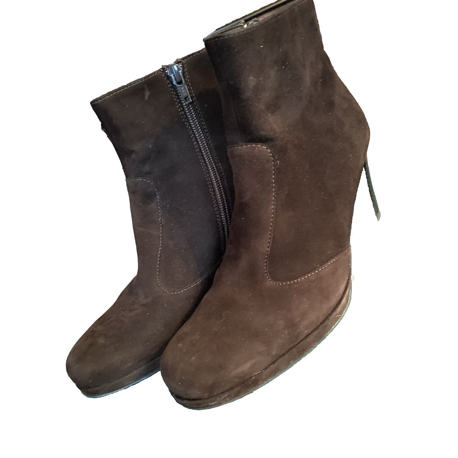 Other Paul Green Rimona Dark Brown Suede Plateform Boots sz 6 Size US 6 / IT 36 - 1 Thumbnail