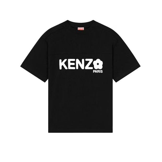 image of Kenzo O1G2R1Mq0424 Logo T-Shirts In Black, Men's (Size XL)