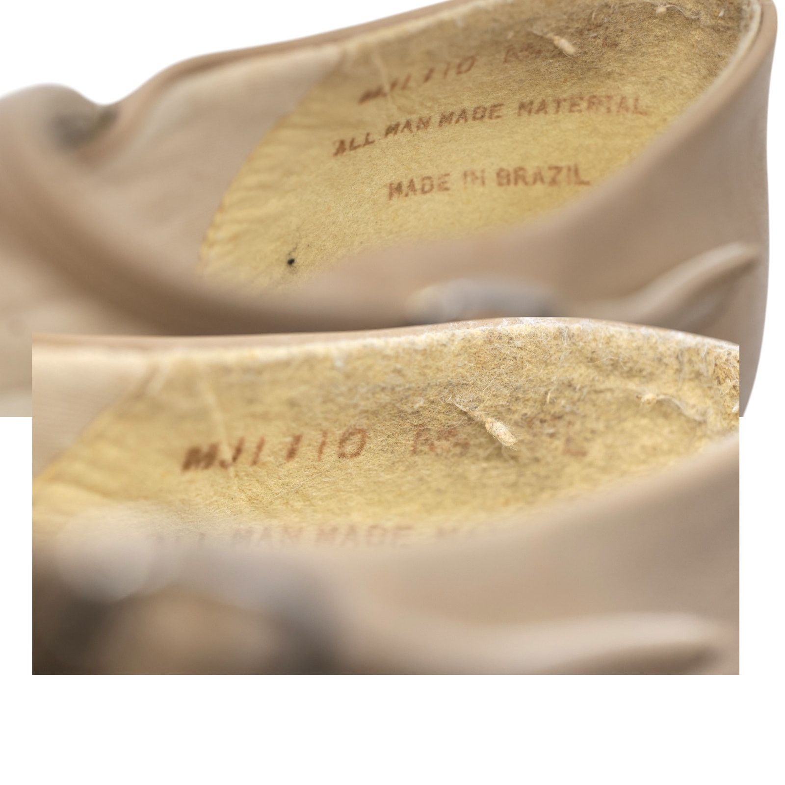 Staatsballett Award Tan Ballet Dance Shoes Size 5 NM w/ Plated Soles Size US 5 / IT 35 - 10 Thumbnail