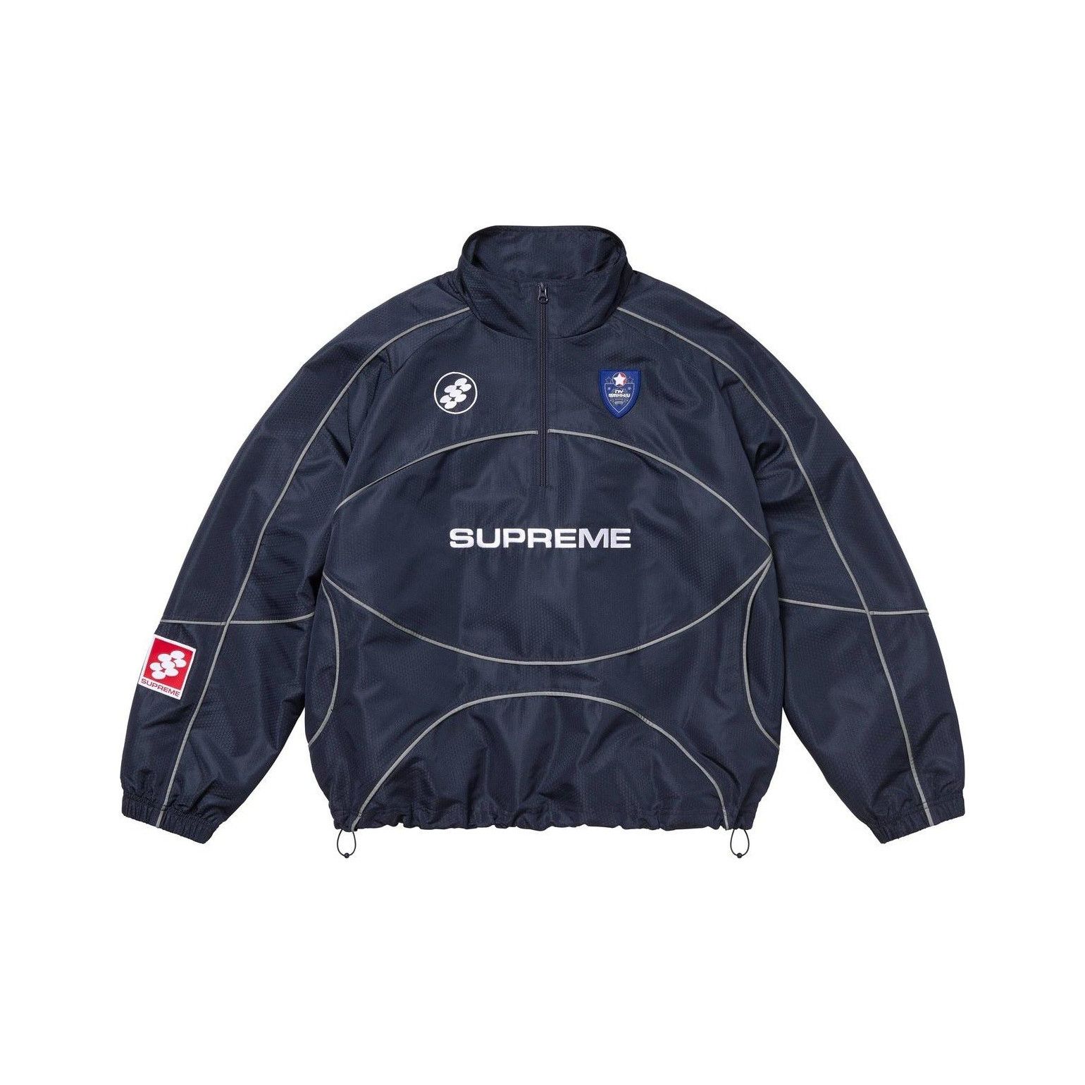 Supreme Supreme Half-Zip Pullover Navy US M Size US M / EU 48-50 / 2 - 1 Thumbnail