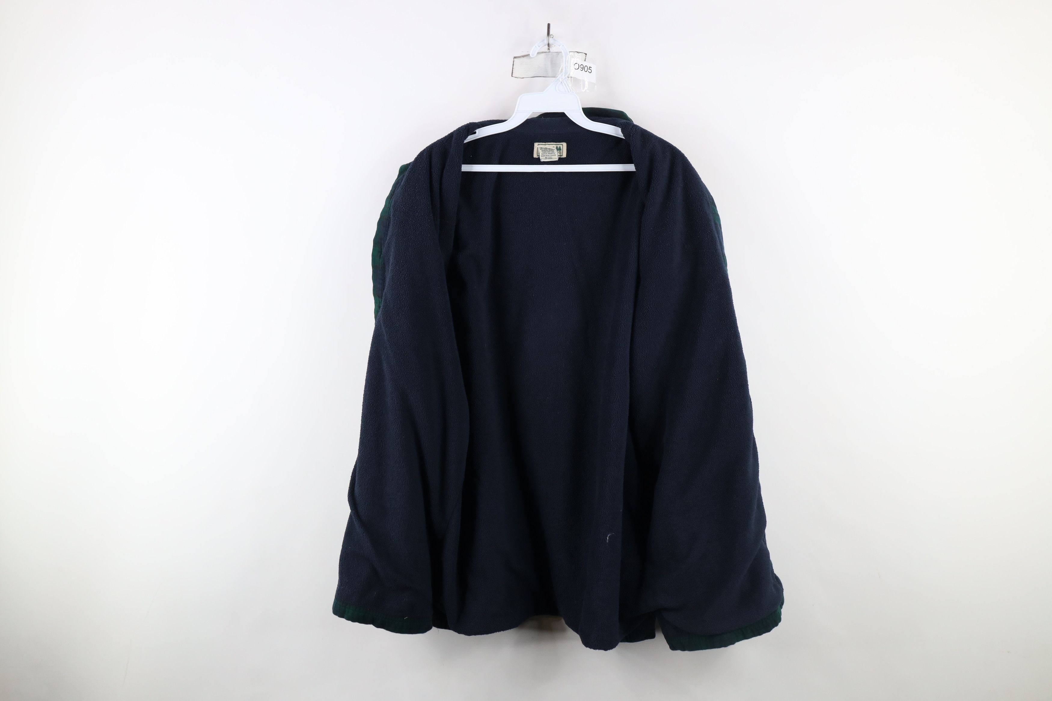 L.L. Bean × Vintage Vintage LL Bean Fleece Lined Flannel Button Shirt Jacket Size US M / EU 48-50 / 2 - 11 Thumbnail