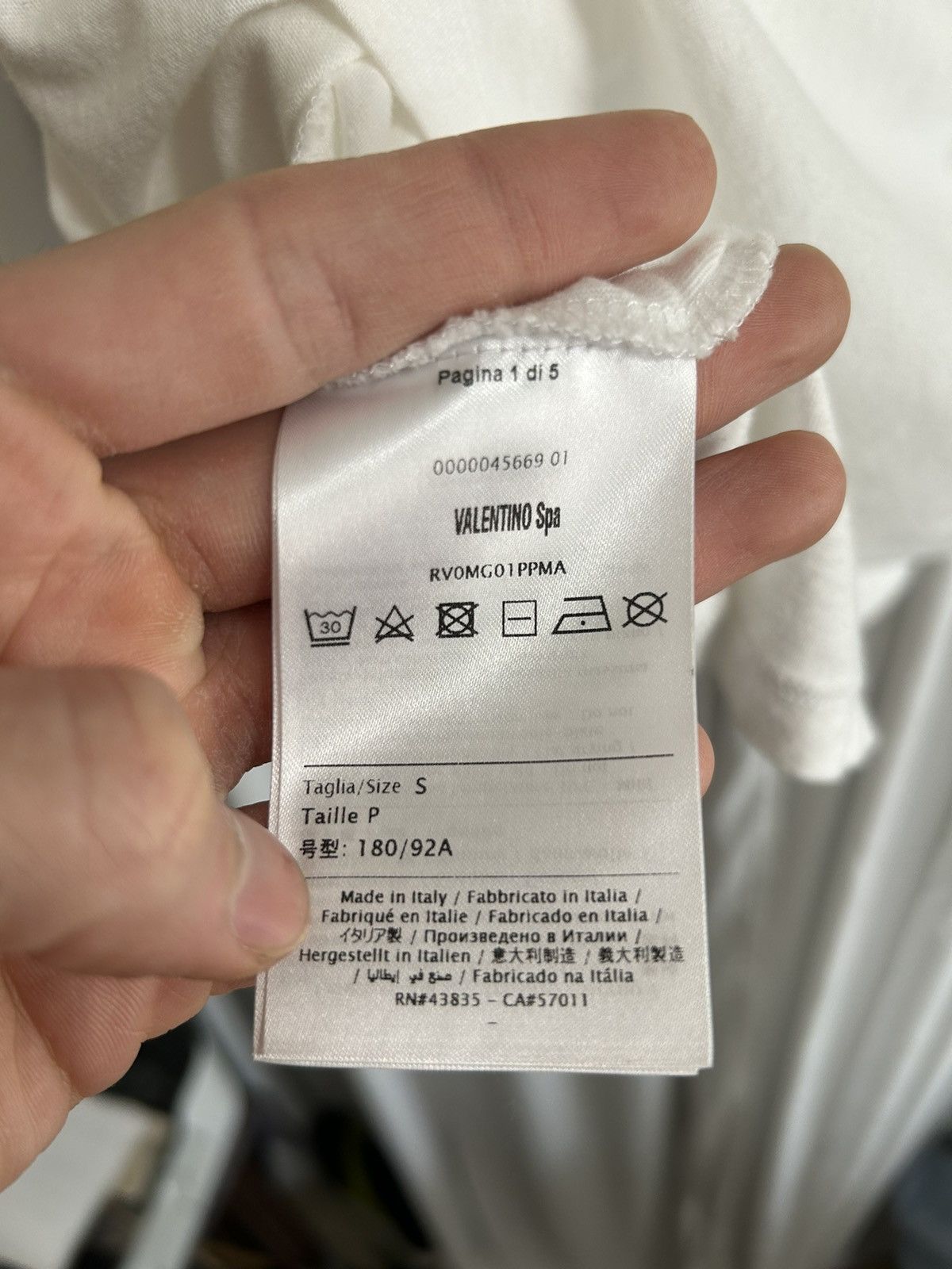 Valentino Valentino Oversized Logo Shirt Size US S / EU 44-46 / 1 - 7 Thumbnail