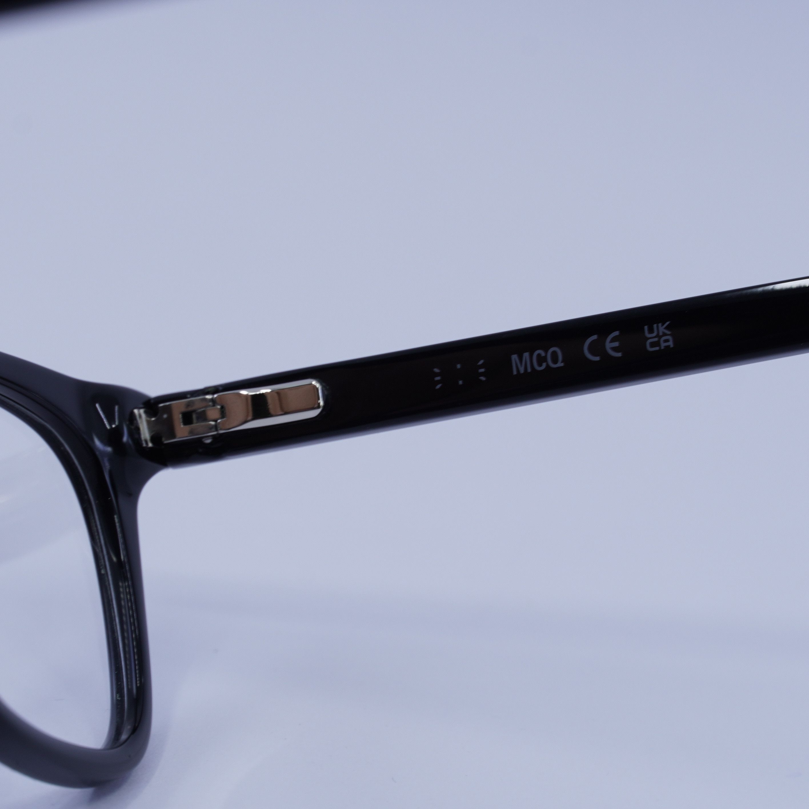MCQ McQ by Alexander McQueen MQ0379O 001 Eyeglasses Black 50mm Size ONE SIZE - 7 Thumbnail