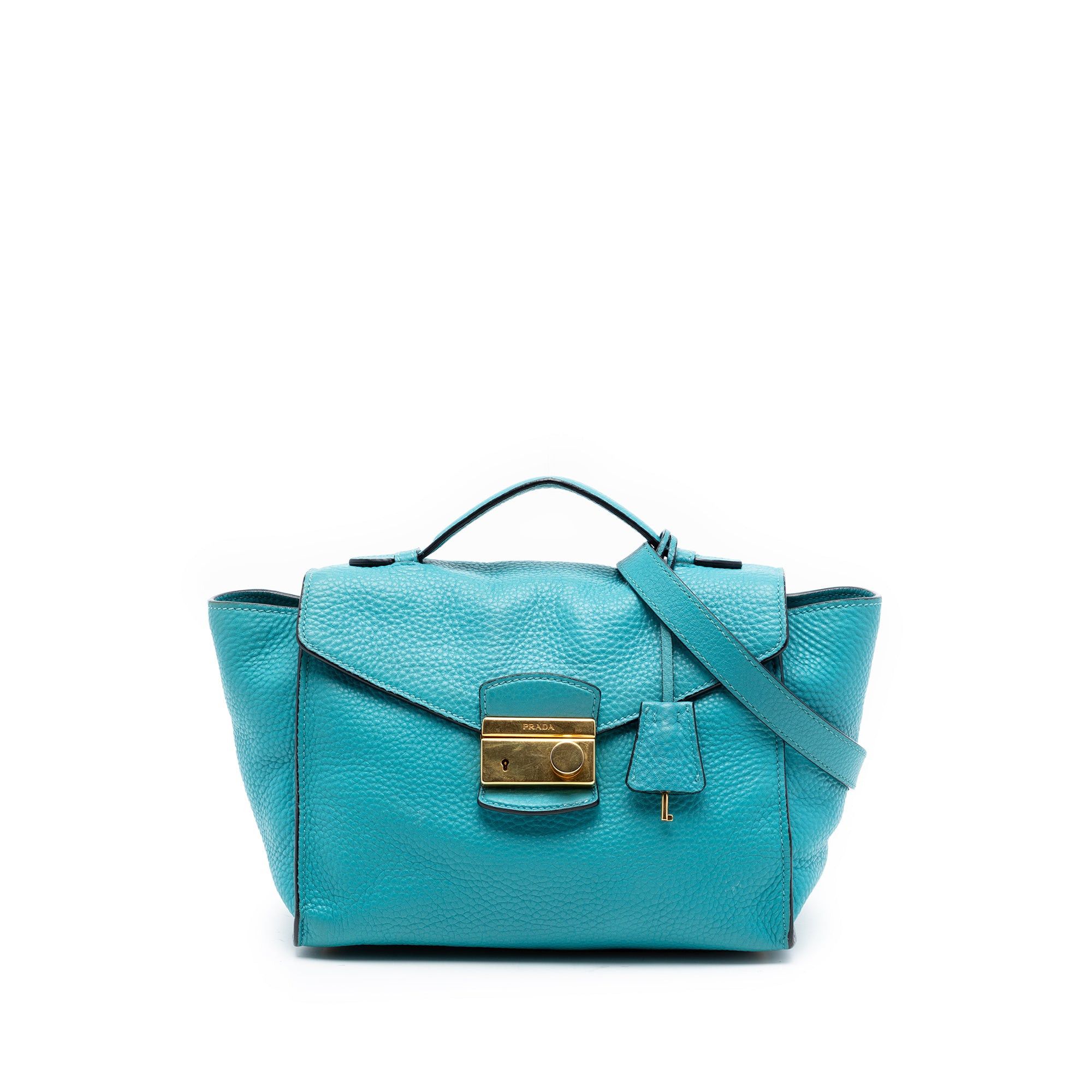 Prada Vitello Daino Sound Lock Satchel Size ONE SIZE - 1 Thumbnail