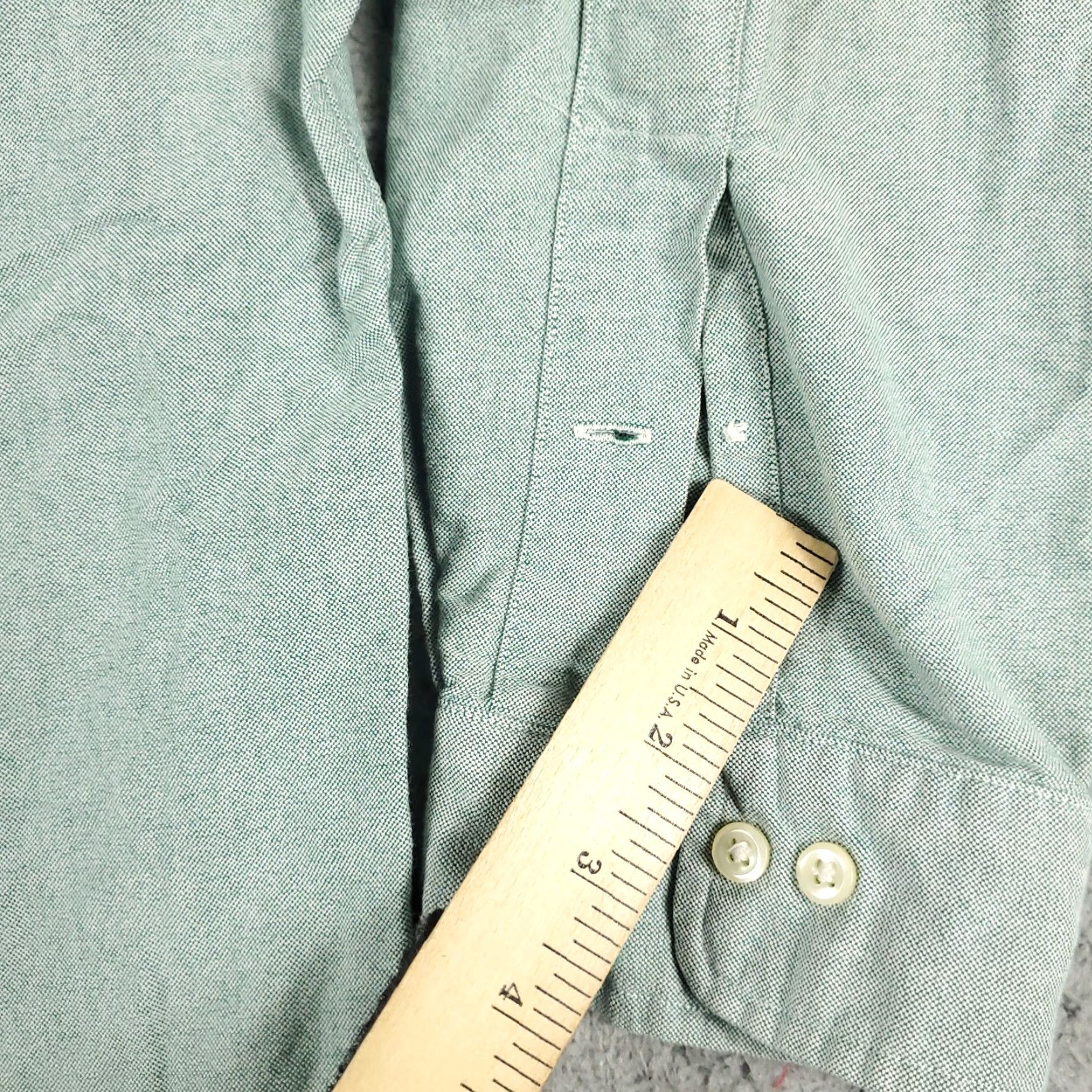 Ralph Lauren Ralph Lauren Shirt Mens 16 Green Dress Button Up Long Sleeve Size 42R - 4 Thumbnail