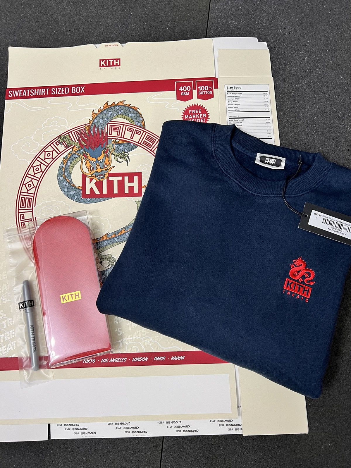Kith Size Medium Kith Moroccan Serif Tee Shirt - White | Grailed