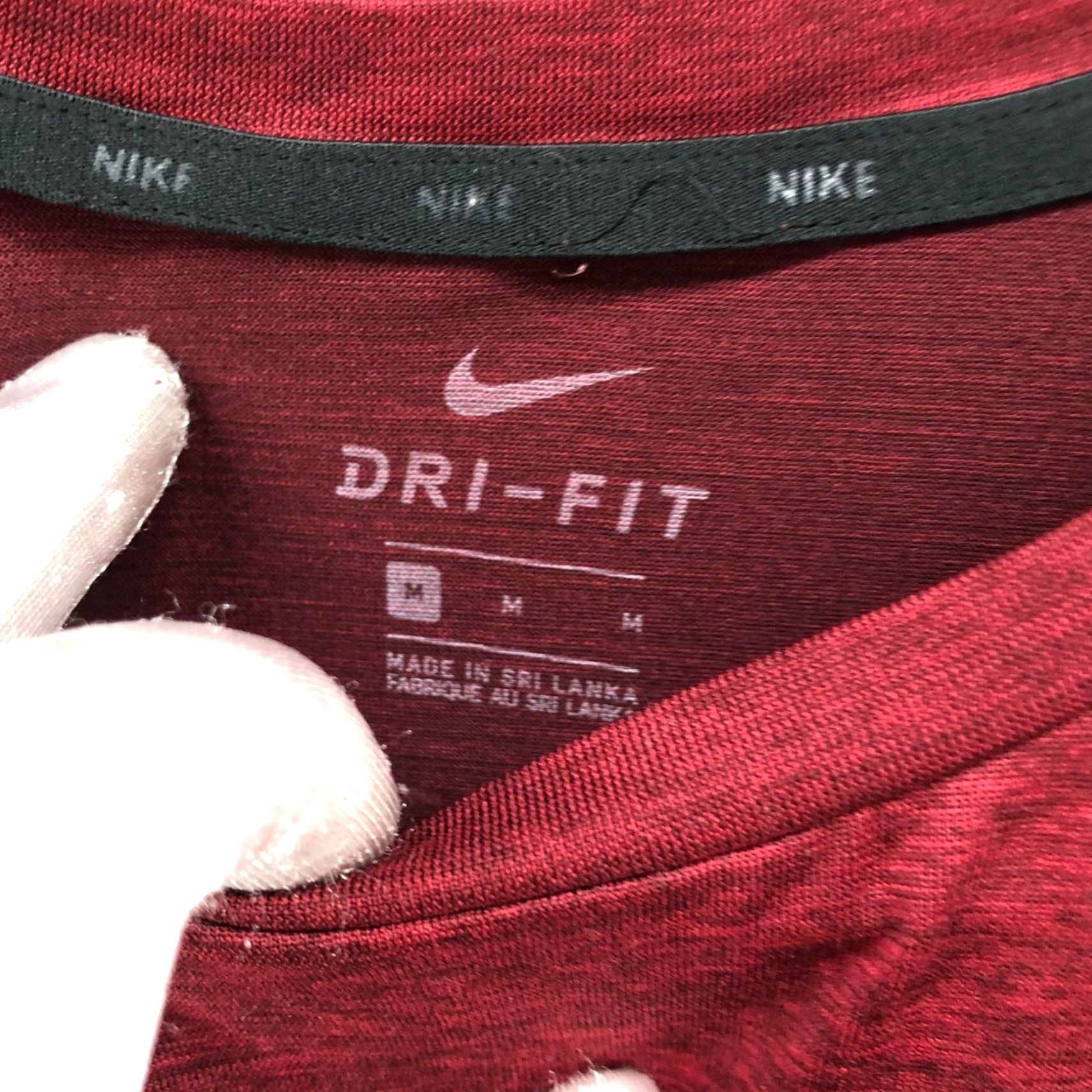 Nike Nike Dri-Fit T Shirt Mens M Red Heather Short Sleeve Crewneck Active Athletic Size US M / EU 48-50 / 2 - 5 Thumbnail