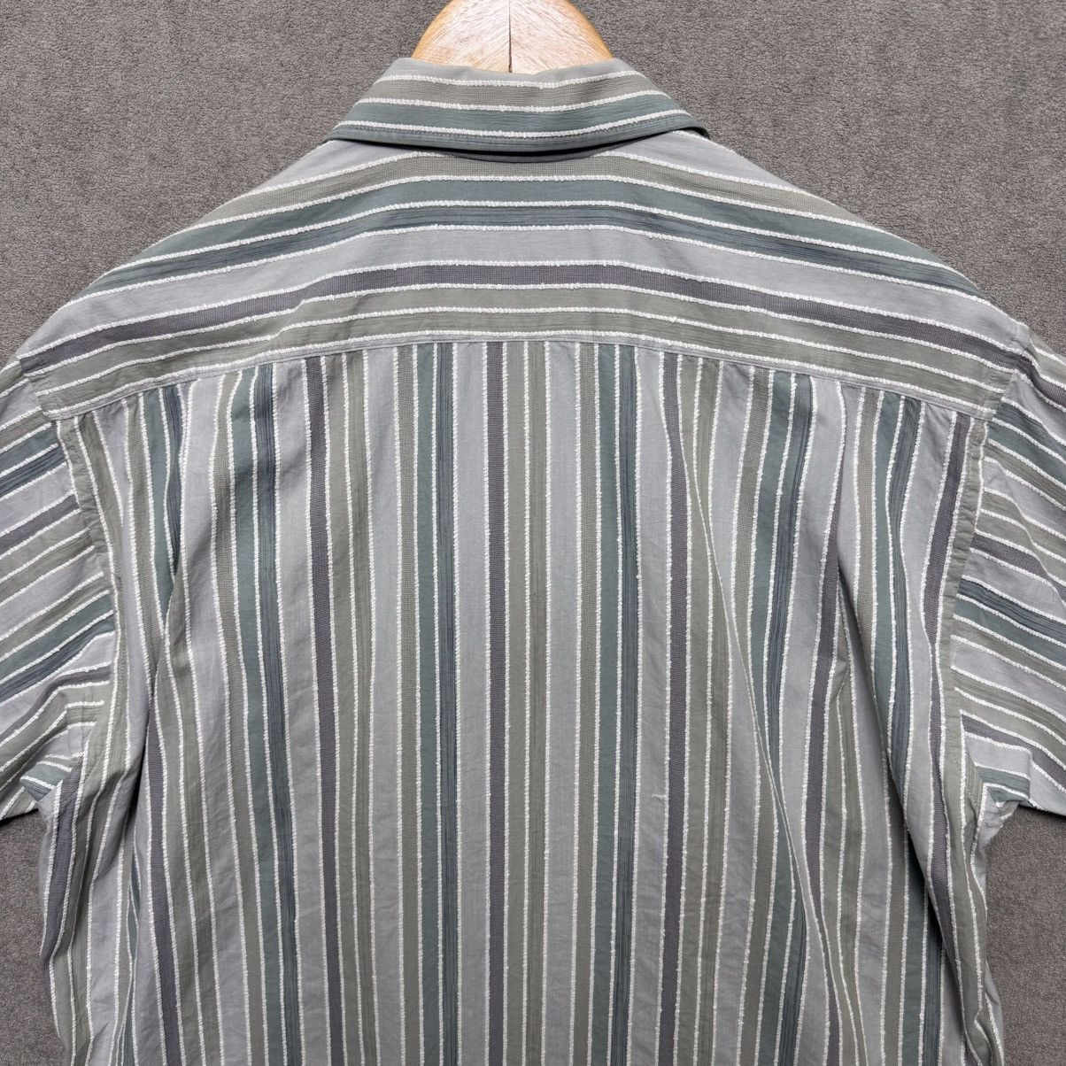 Balmain Pierre Balmain Open Collar Relaxed Fit Multicolor Striped Size US L / EU 52-54 / 3 - 7 Thumbnail