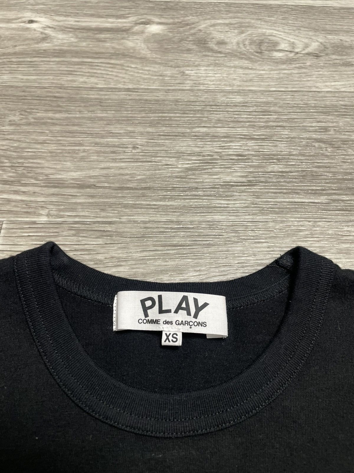 Comme des Garcons Comme Des Garsons Play Heart Logo Black T-Shirt Y2K Size XS / US 0-2 / IT 36-38 - 7 Thumbnail