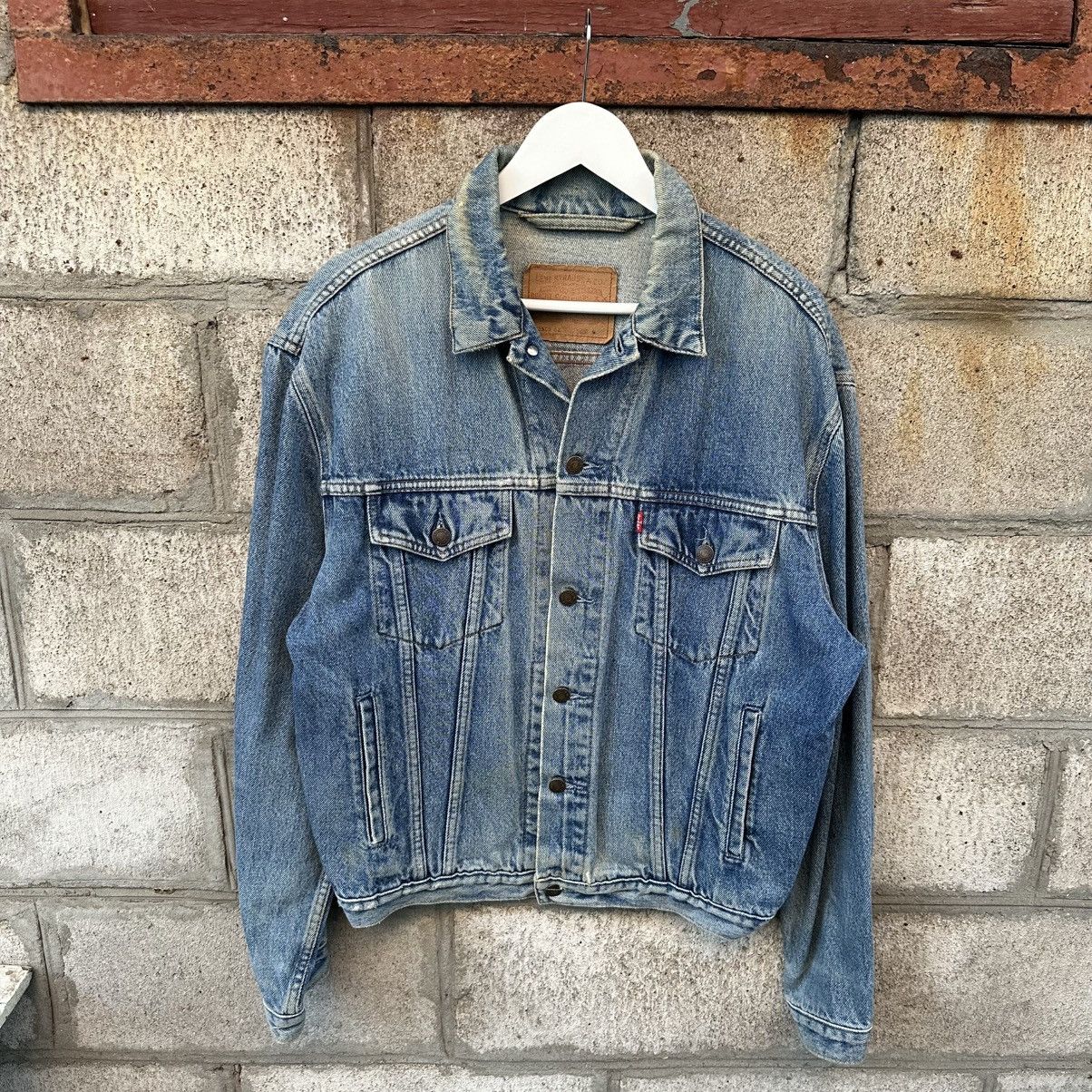 Levi's Vintage Clothing Vintage Levi’s Denim Jacket Size M 90s Y2K USA Crazy Fit Size US M / EU 48-50 / 2 - 1 Thumbnail