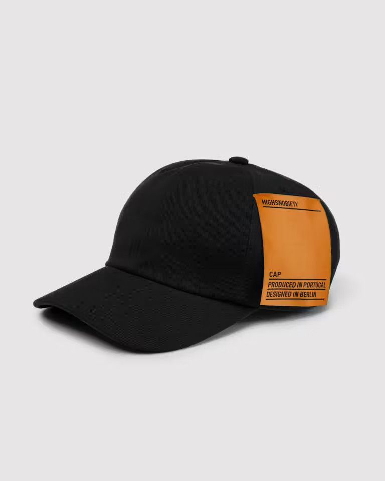 Highsnobiety HS Staples Cap Black Size ONE SIZE - 4 Thumbnail