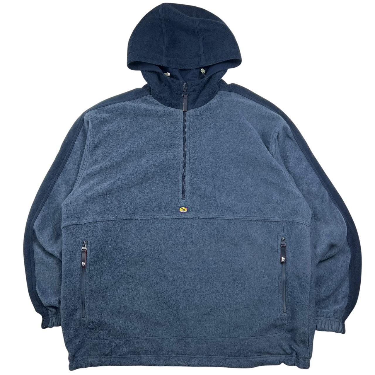 Nike Vintage Nike TN Reversible 1/4 Zip Fleece Hoodie Extra Large Size US XL / EU 56 / 4 - 1 Thumbnail