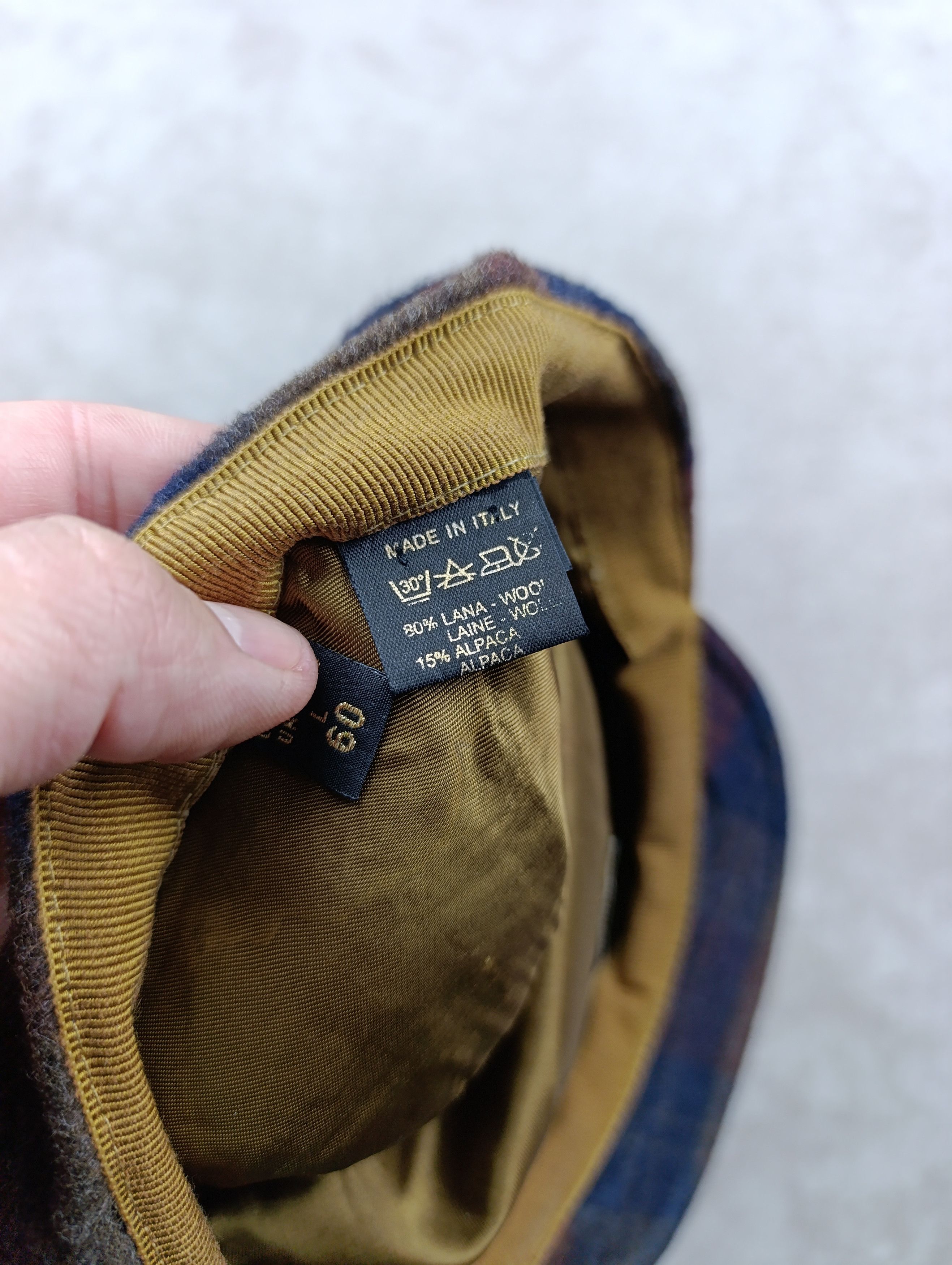 Vintage Vintage Doria Barbisio Wool Alpaca Flat Cap Newsboy Hat Size ONE SIZE - 13 Thumbnail