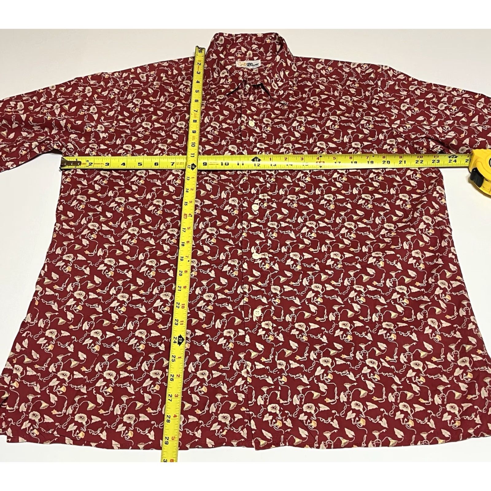 Reyn Spooner Reyn Spooner Men’s L Collared Button Front Floral Print Aloha Hawaiian Shirt Size US L / EU 52-54 / 3 - 4 Thumbnail
