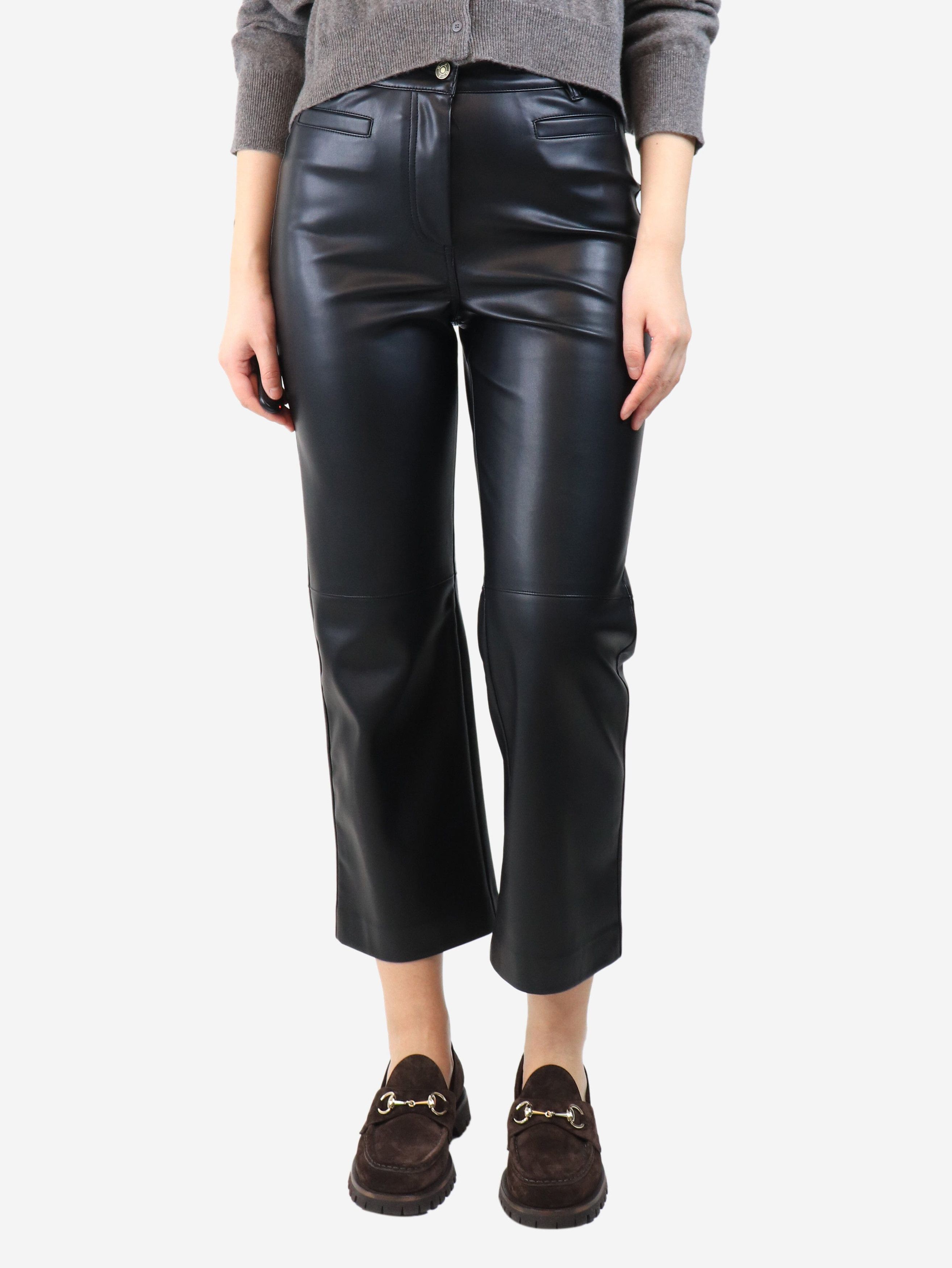 Other Black faux leather trousers - UK 8 Size 27" / US 4 / IT 40 - 1 Thumbnail